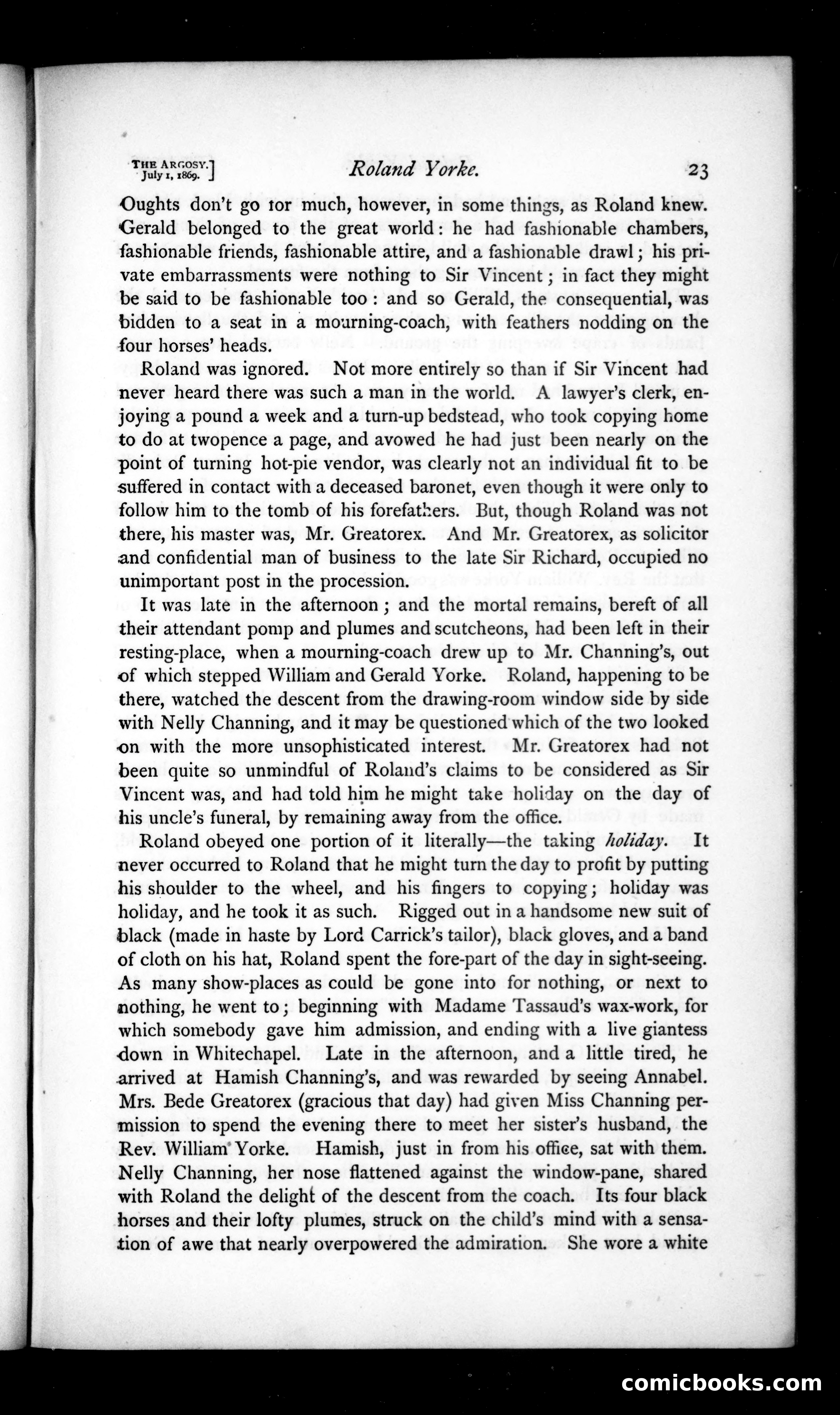 The Argosy, Vol. VIII — page 23 of 80