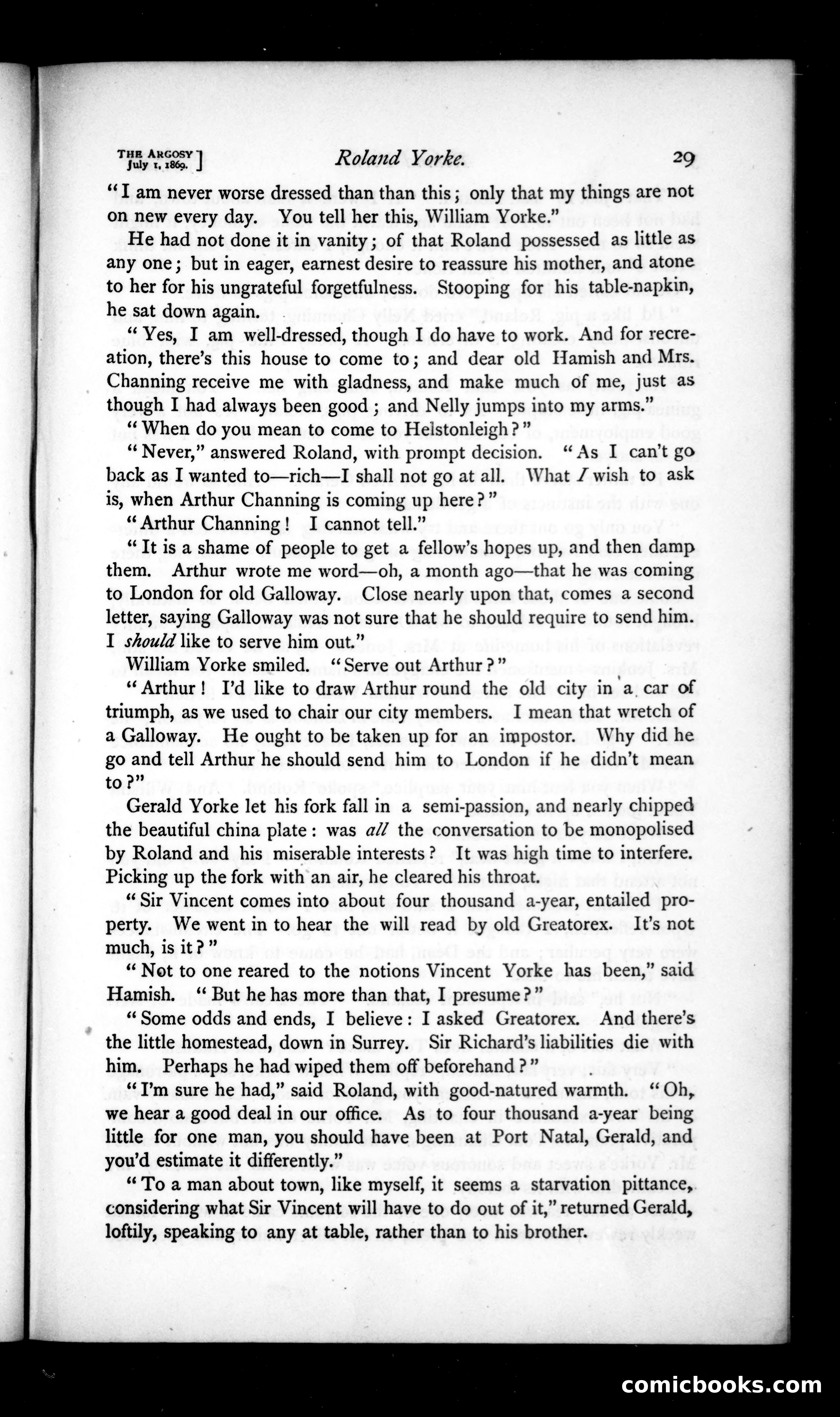 The Argosy, Vol. VIII — page 29 of 80