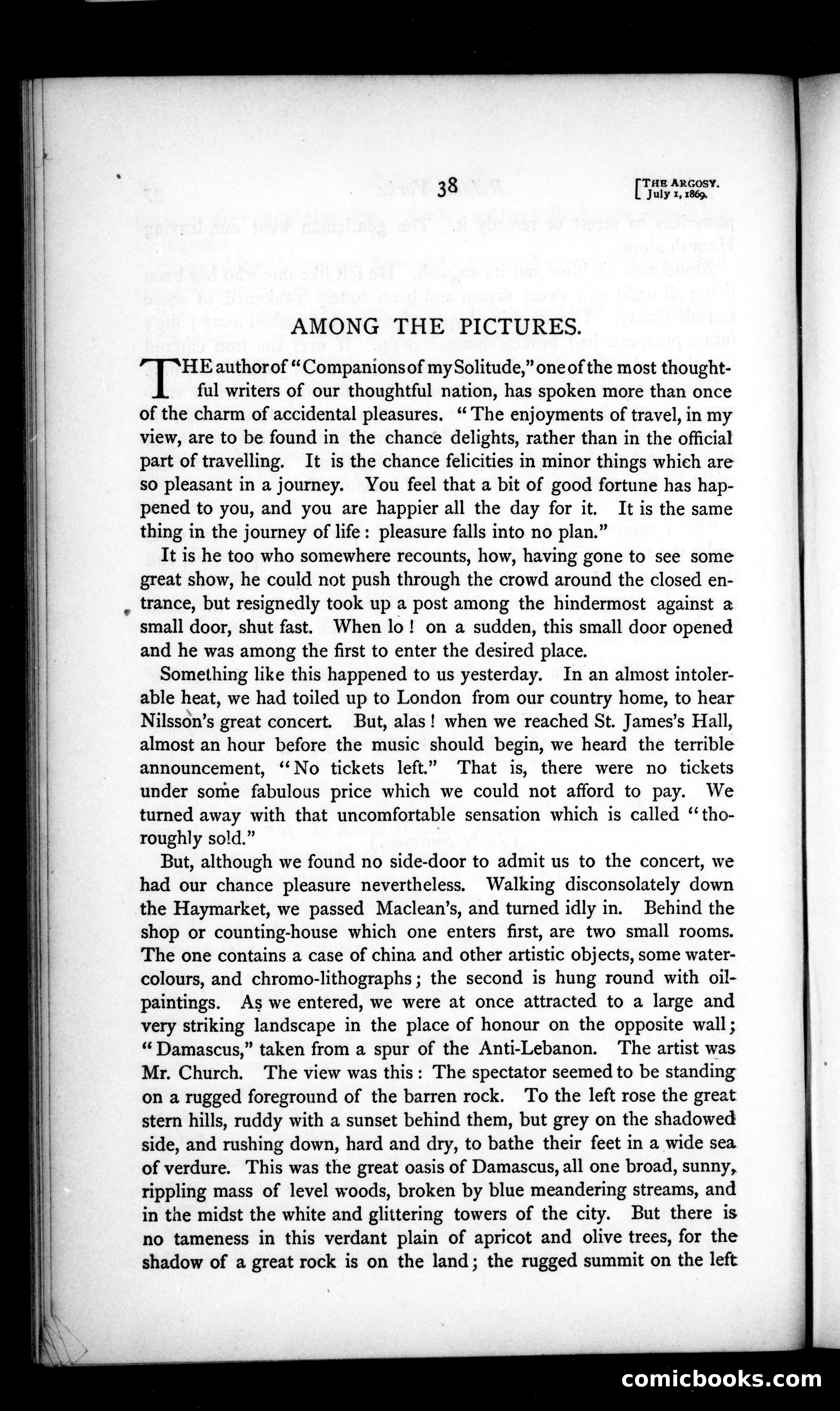 The Argosy, Vol. VIII — page 38 of 80