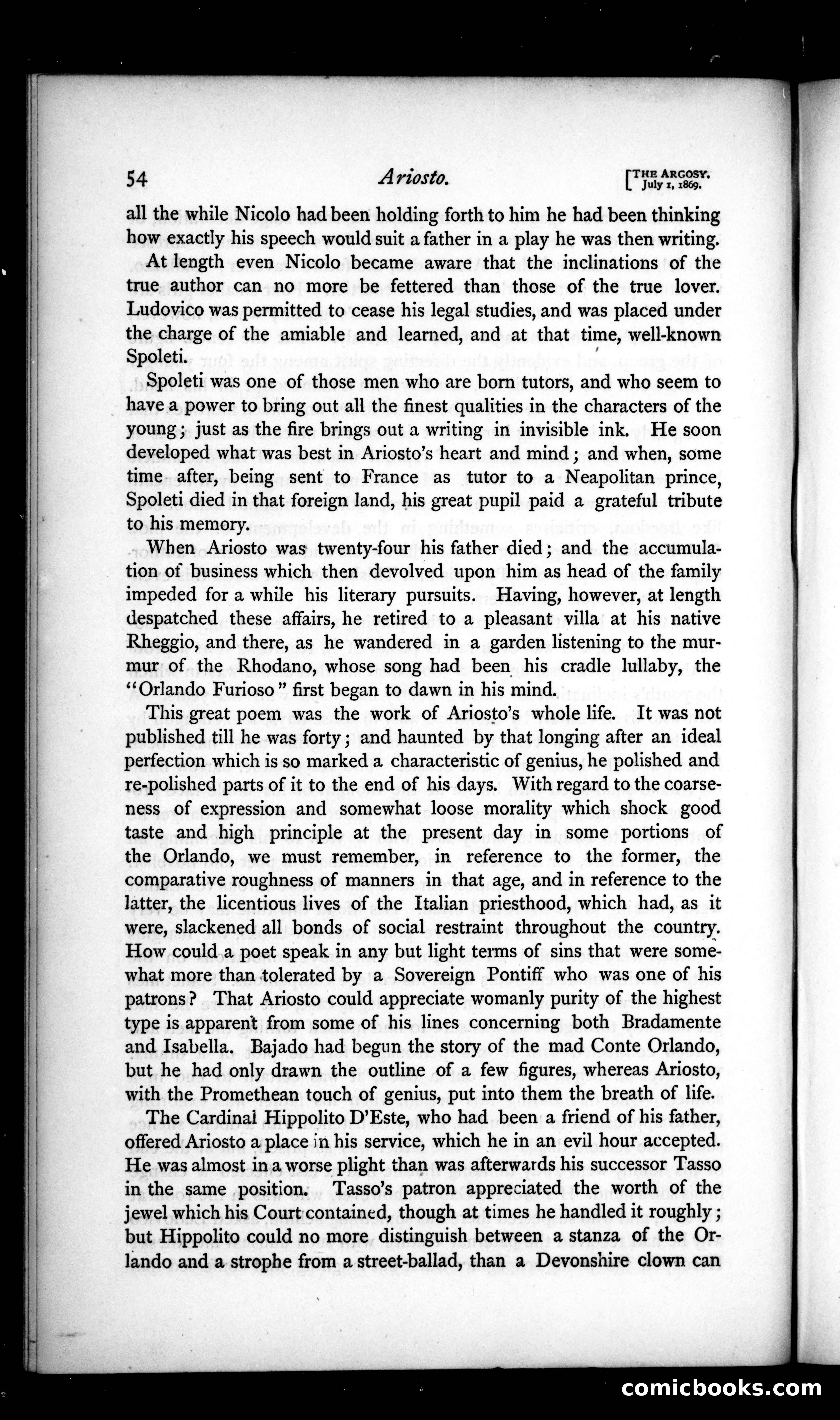 The Argosy, Vol. VIII — page 54 of 80