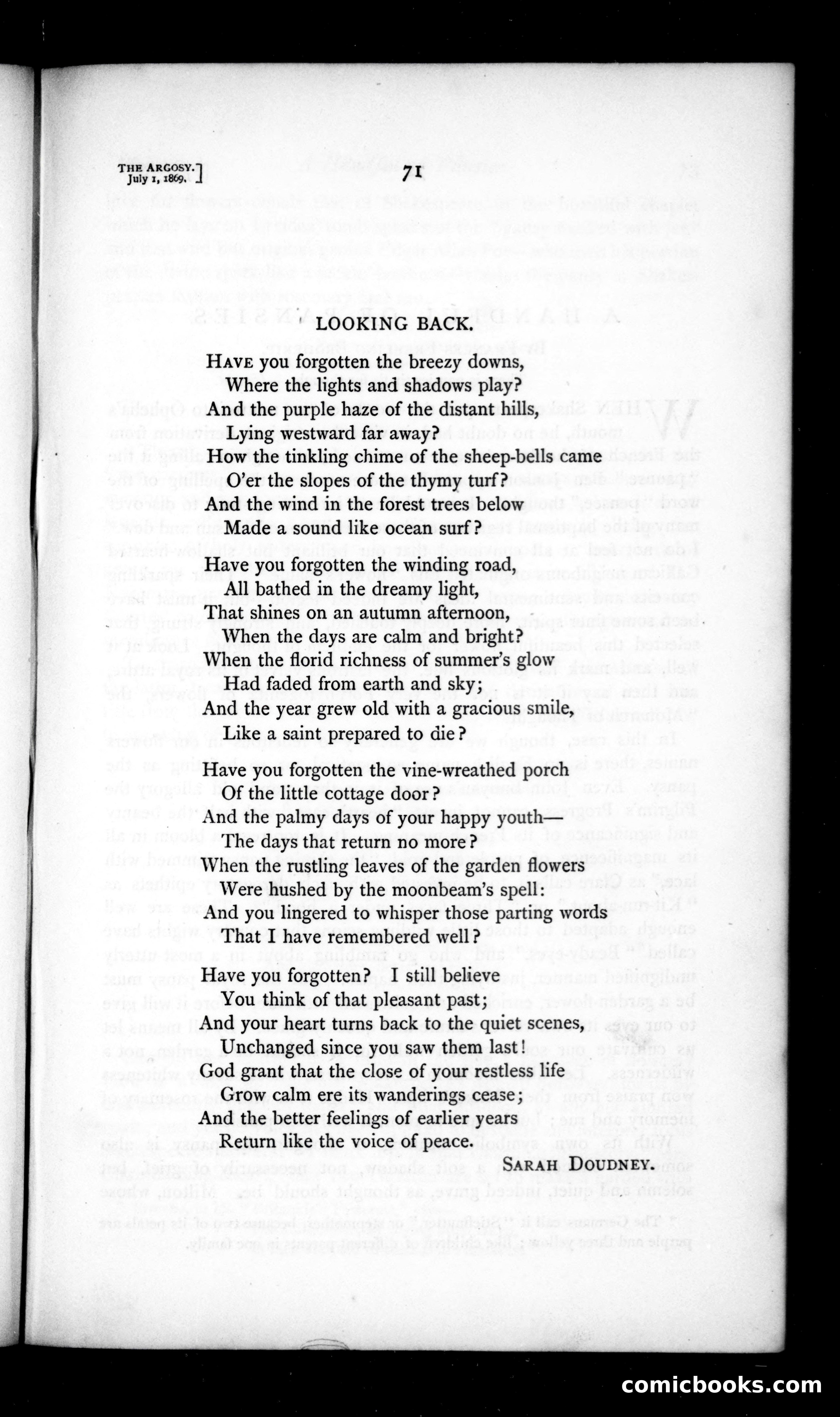 The Argosy, Vol. VIII — page 71 of 80
