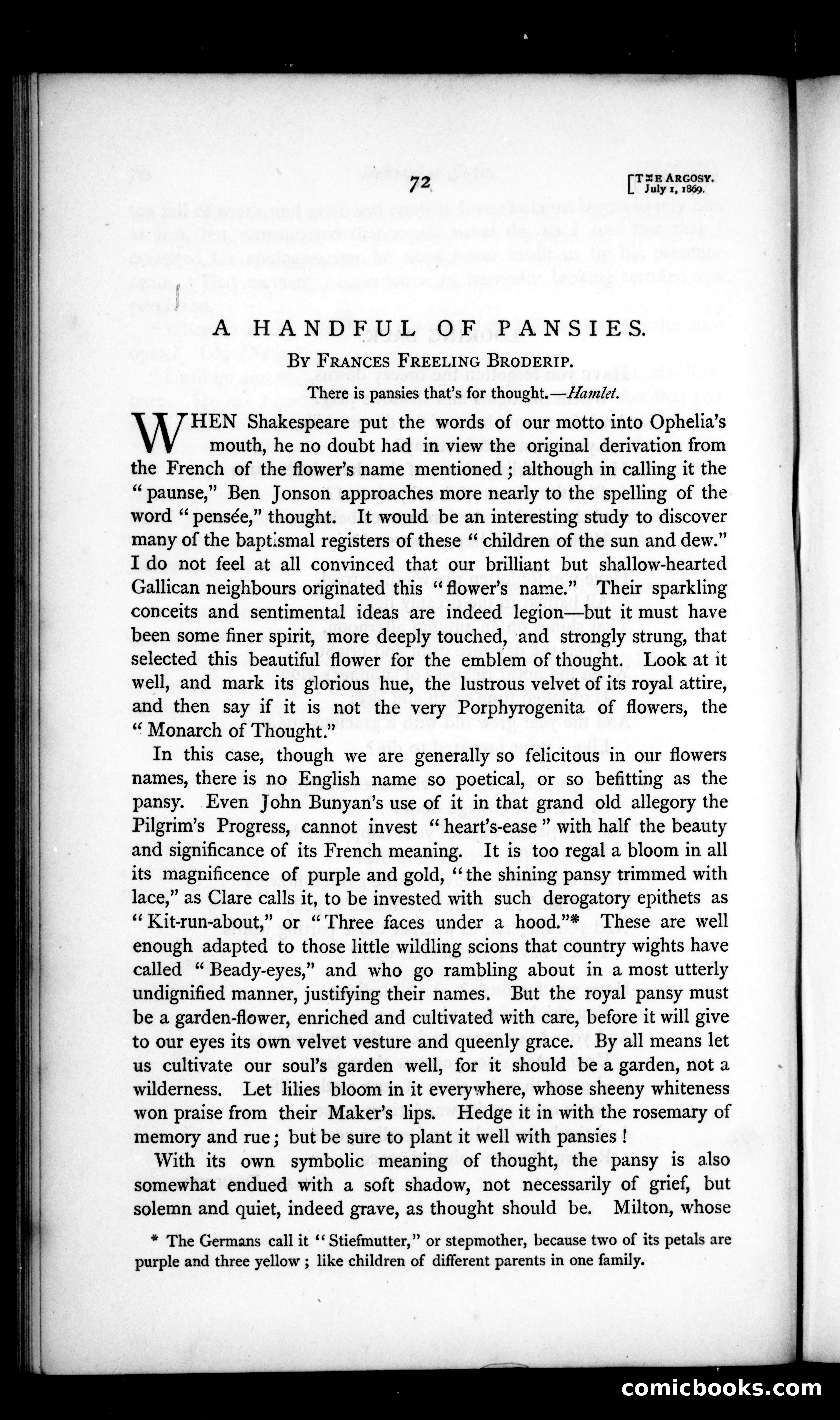 The Argosy, Vol. VIII — page 72 of 80