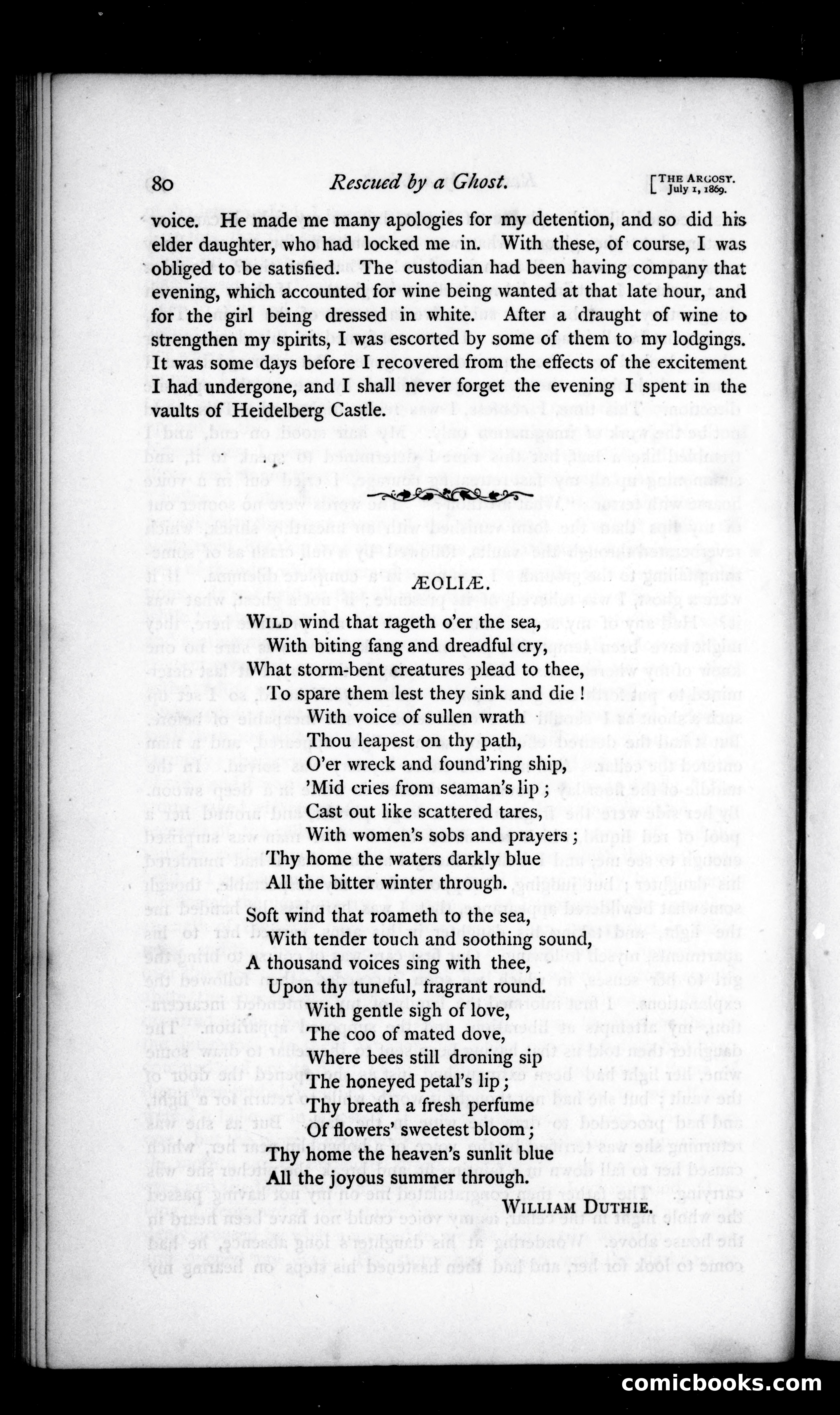 The Argosy, Vol. VIII — page 80 of 80