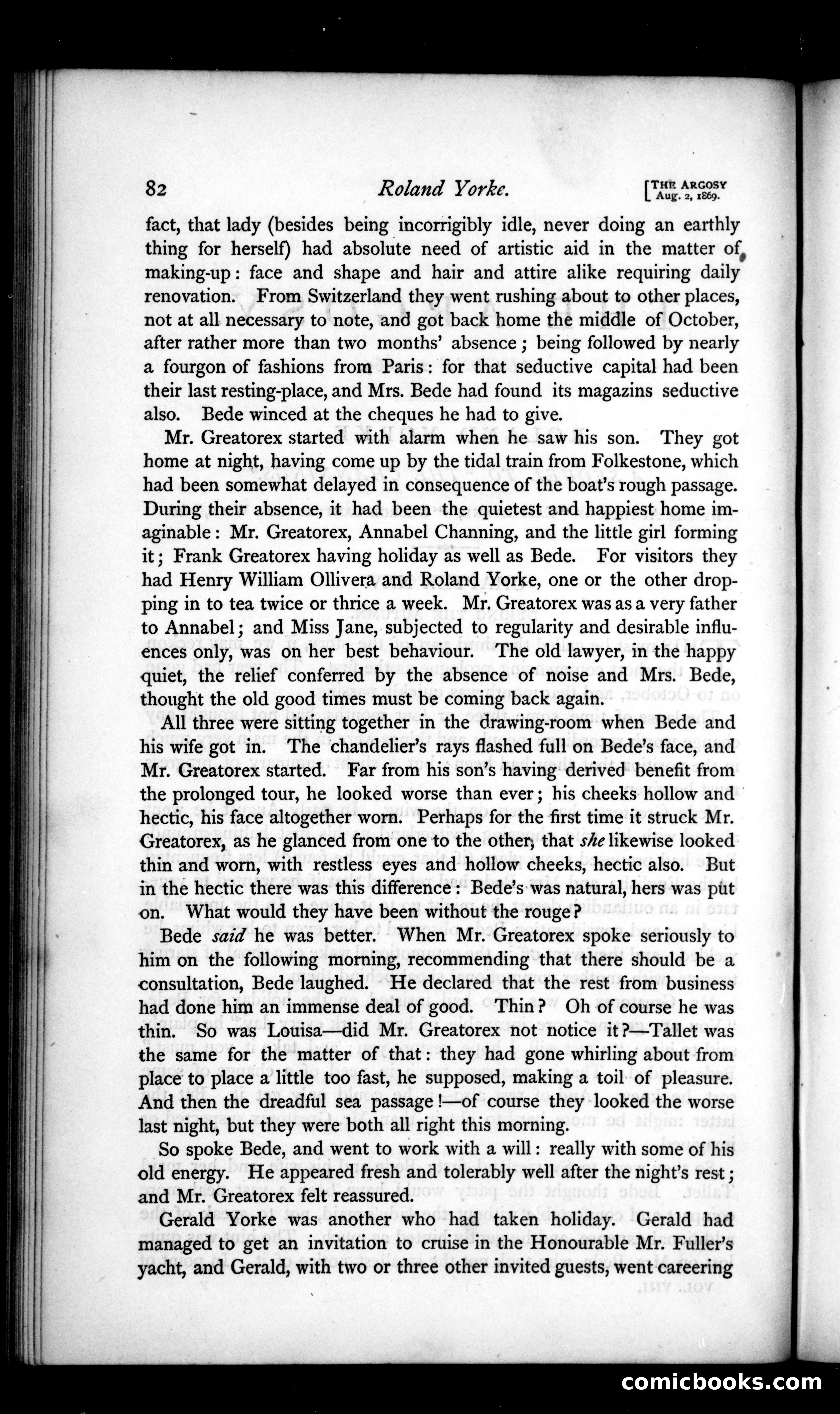 The Argosy, Vol. VIII — page 2 of 82