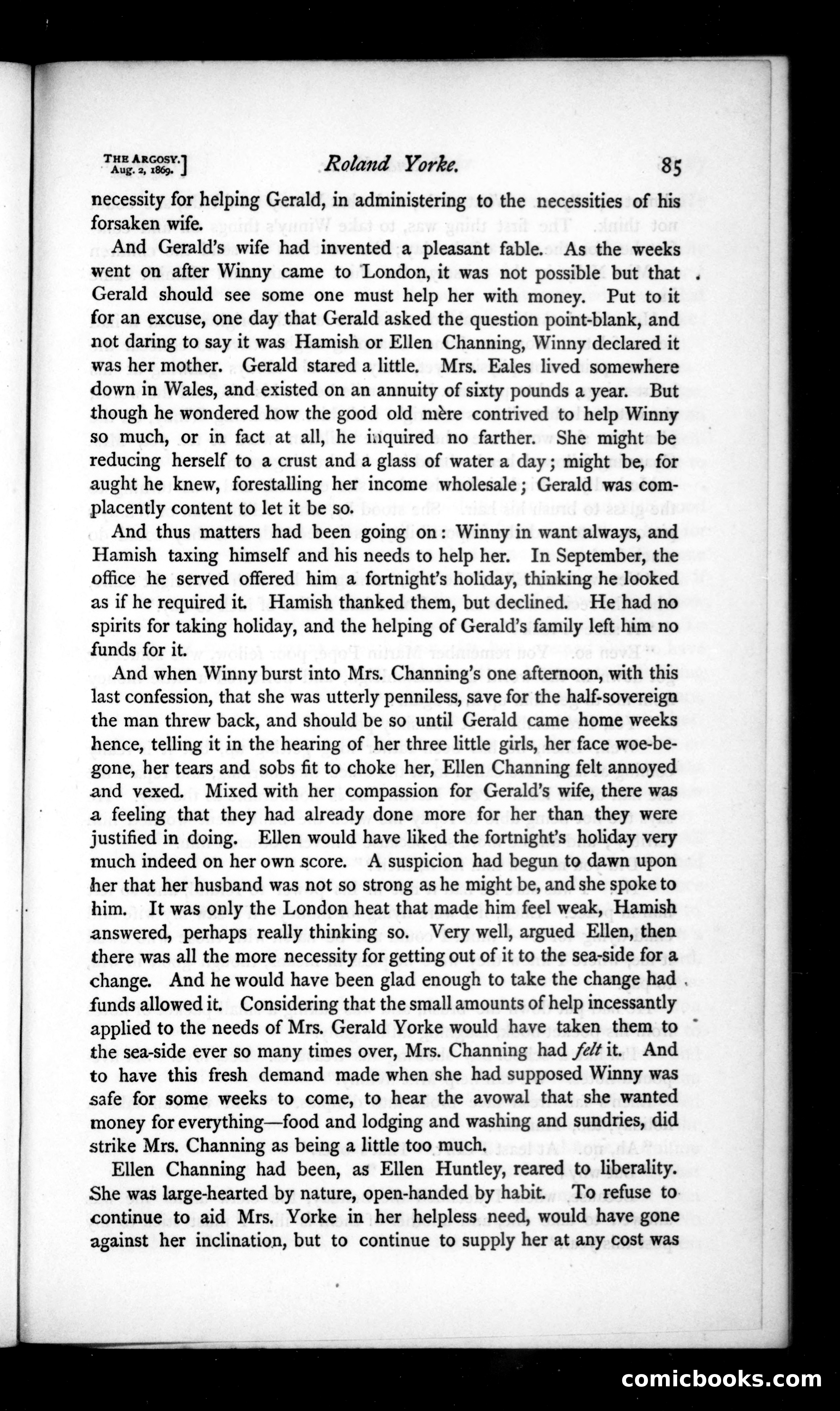 The Argosy, Vol. VIII — page 7 of 82