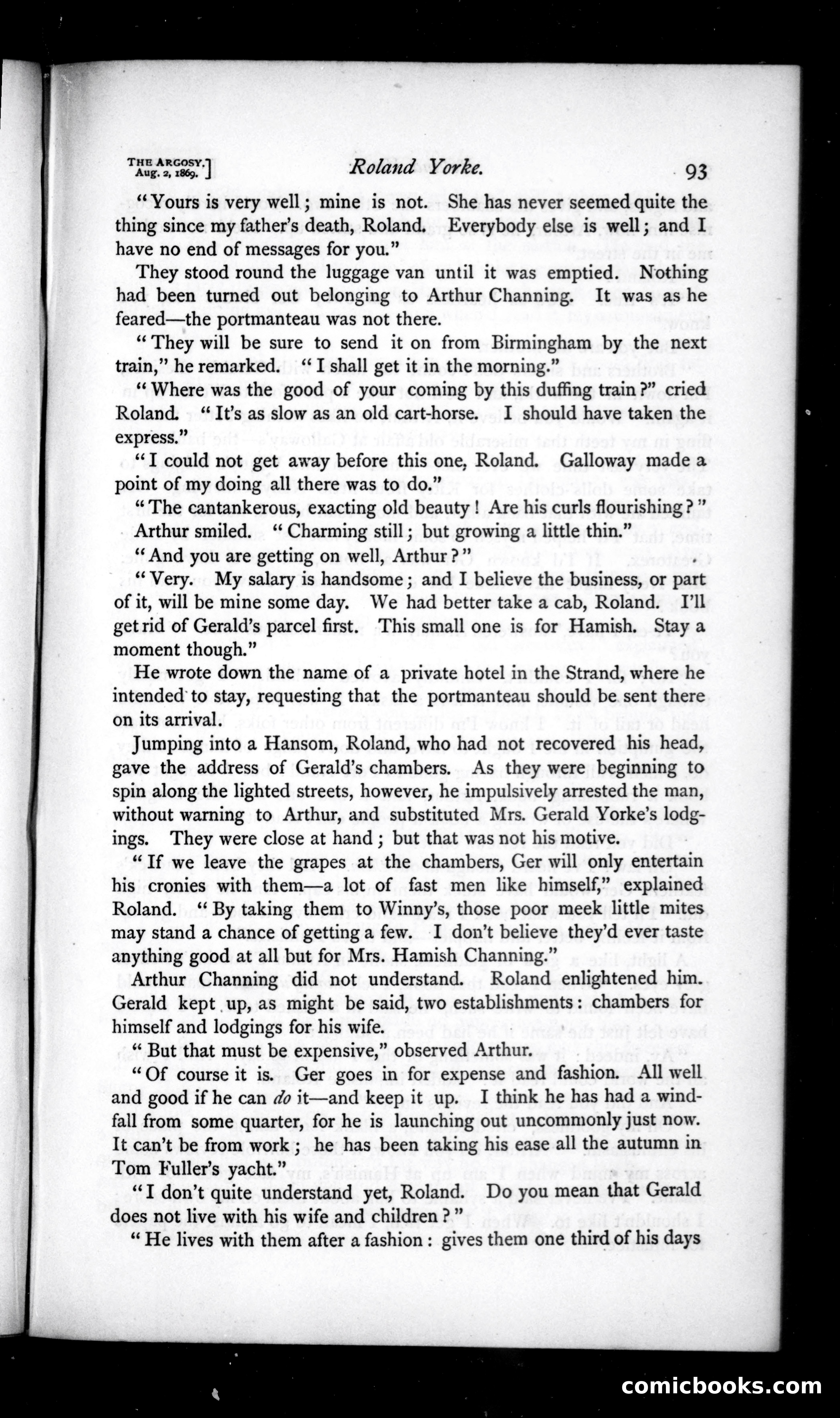 The Argosy, Vol. VIII — page 15 of 82