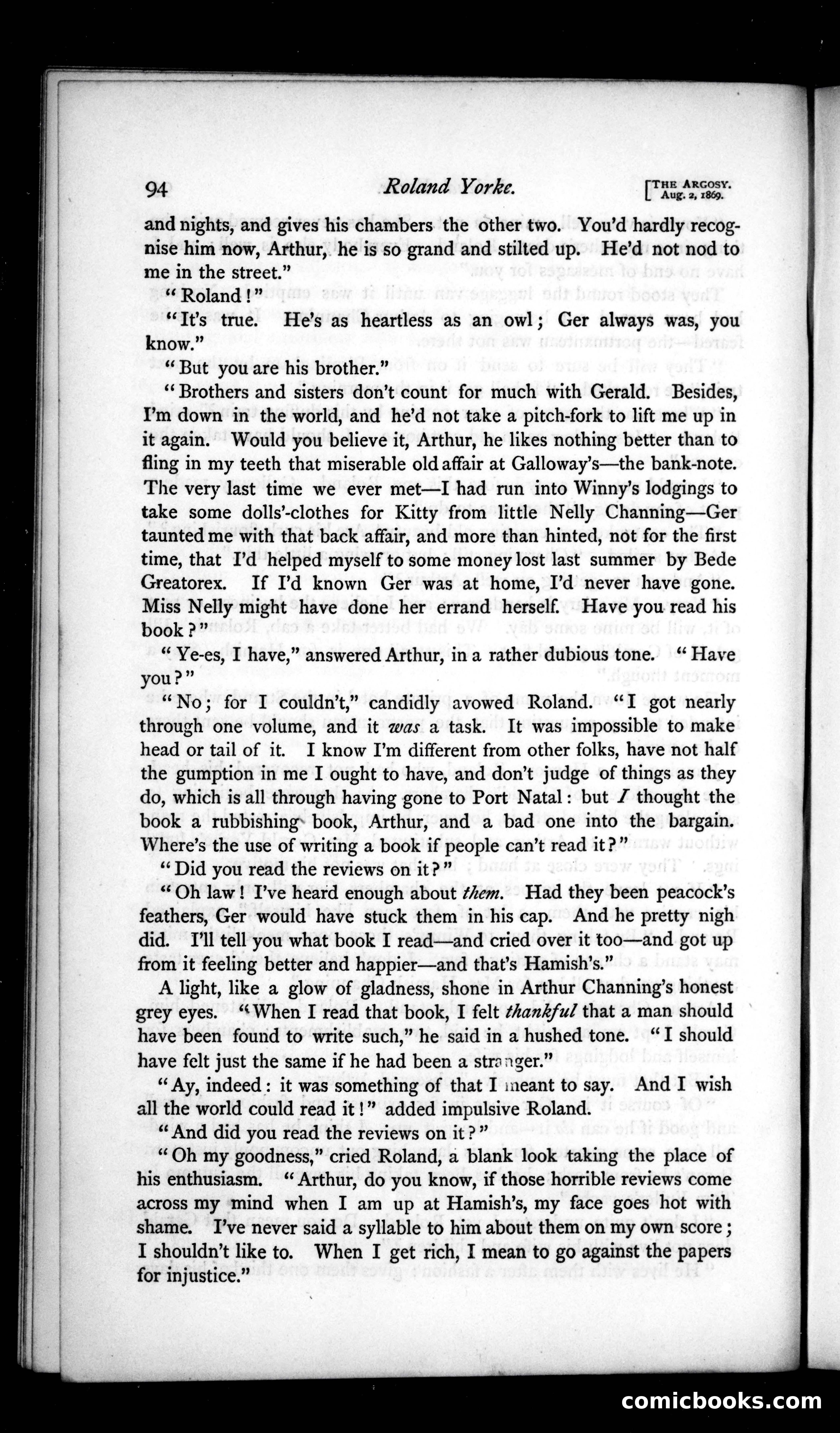 The Argosy, Vol. VIII — page 16 of 82