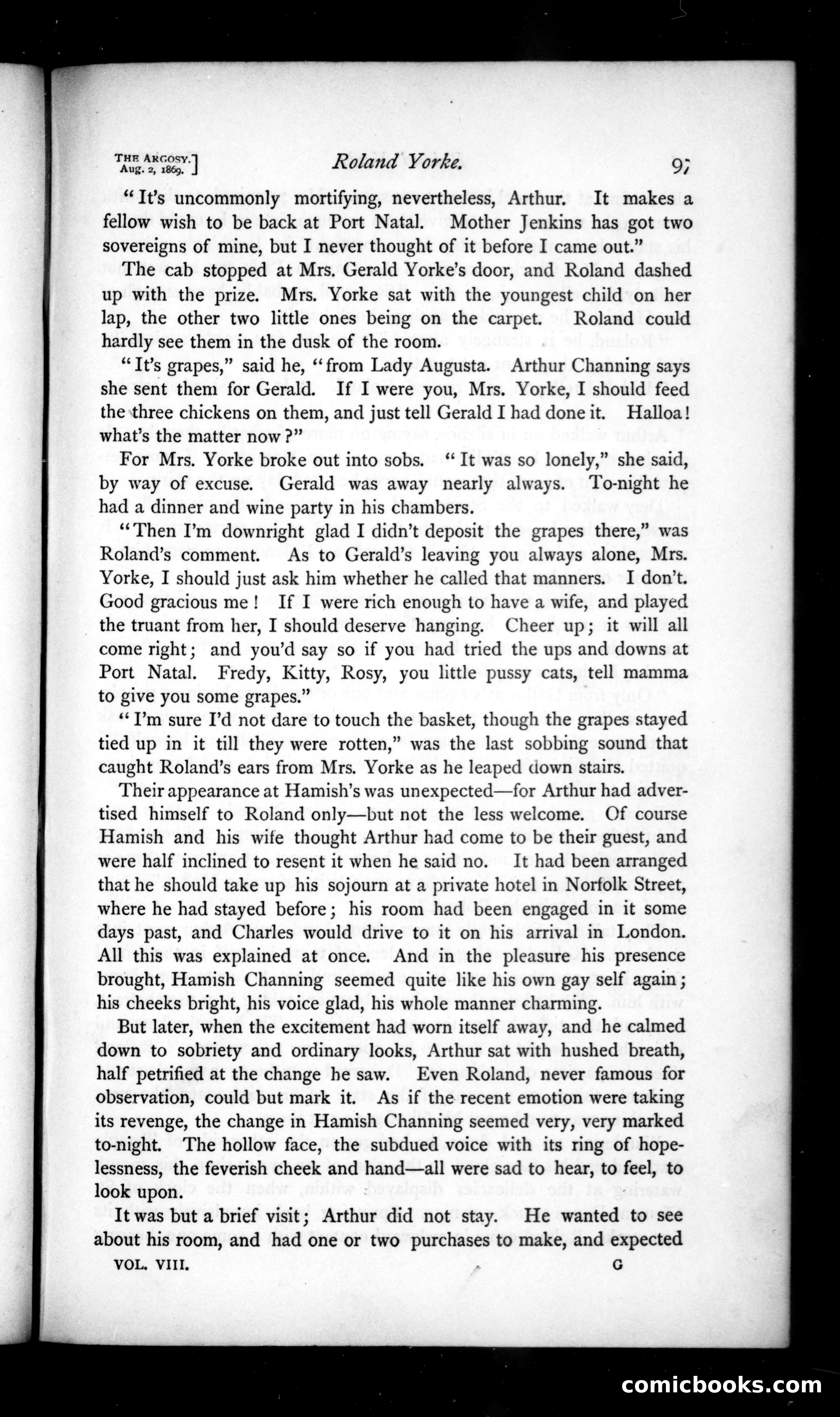 The Argosy, Vol. VIII — page 19 of 82