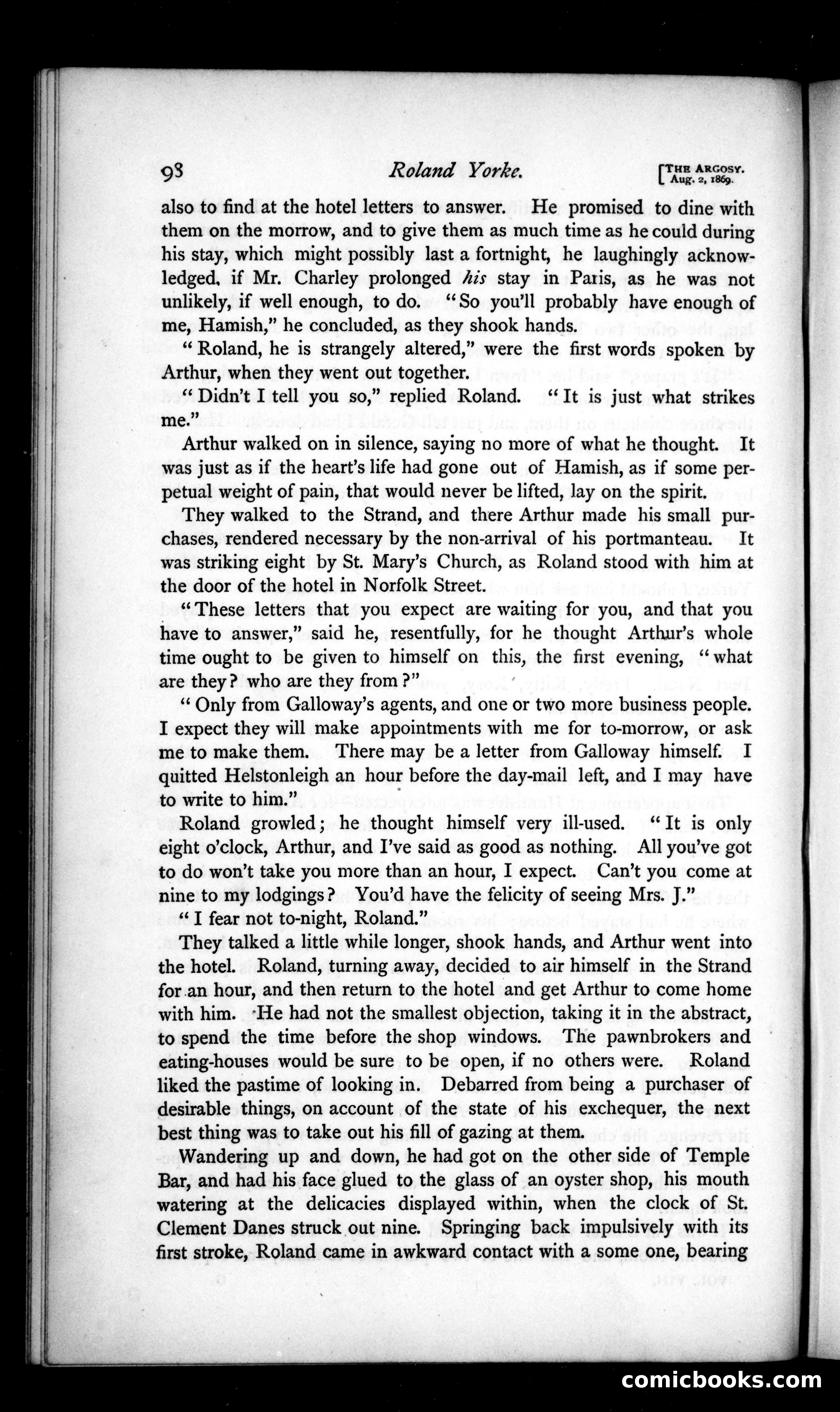 The Argosy, Vol. VIII — page 20 of 82