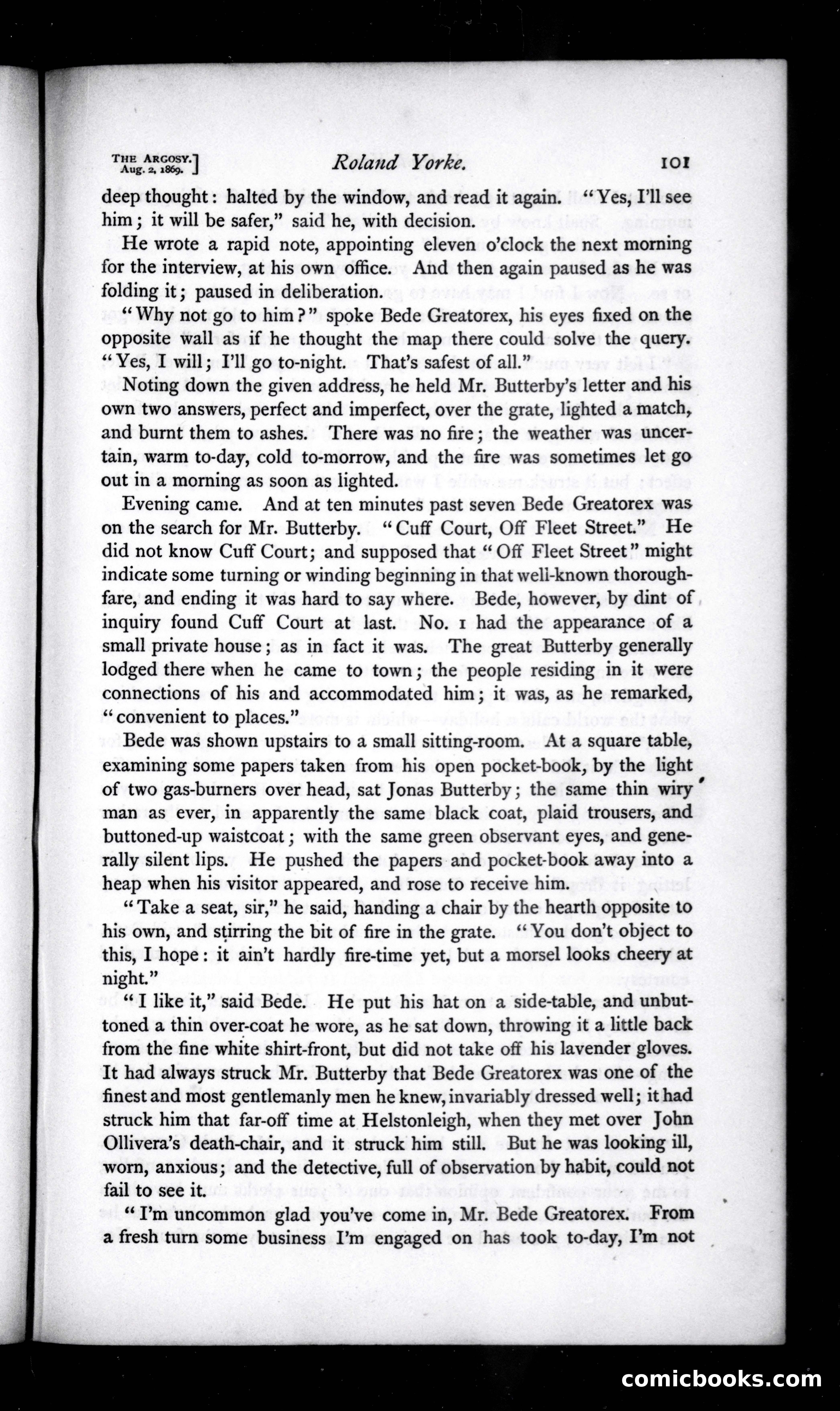 The Argosy, Vol. VIII — page 23 of 82
