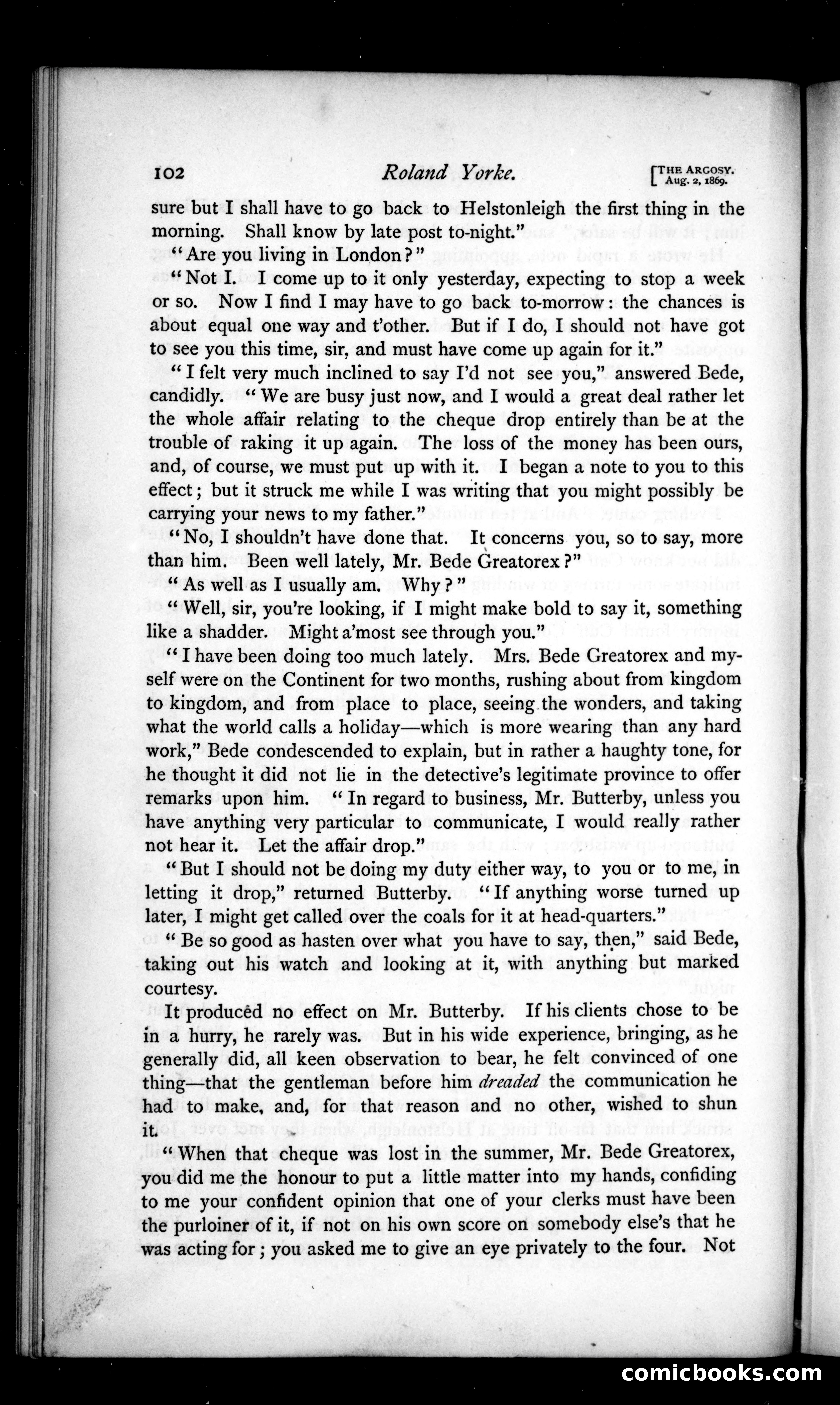 The Argosy, Vol. VIII — page 24 of 82