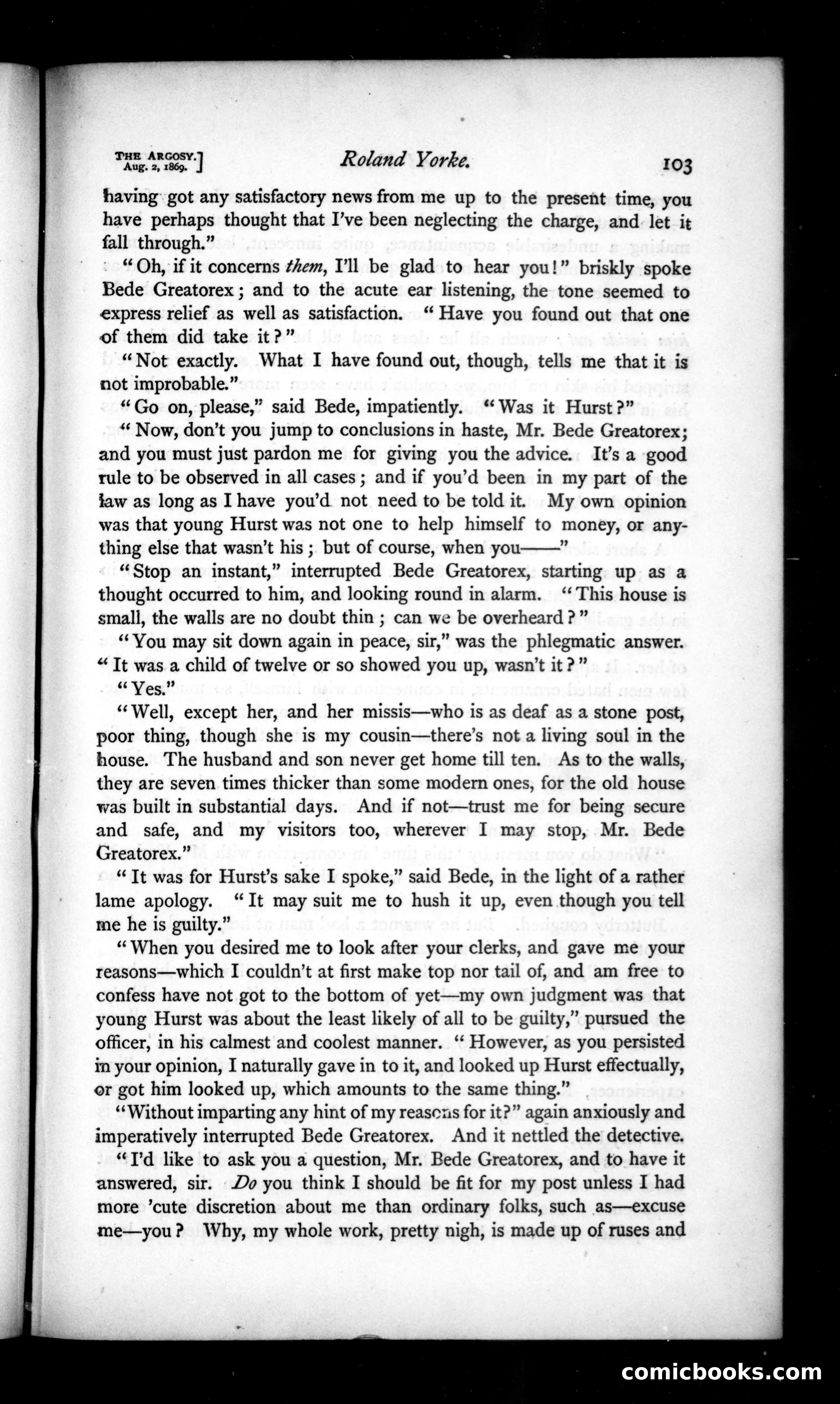 The Argosy, Vol. VIII — page 25 of 82