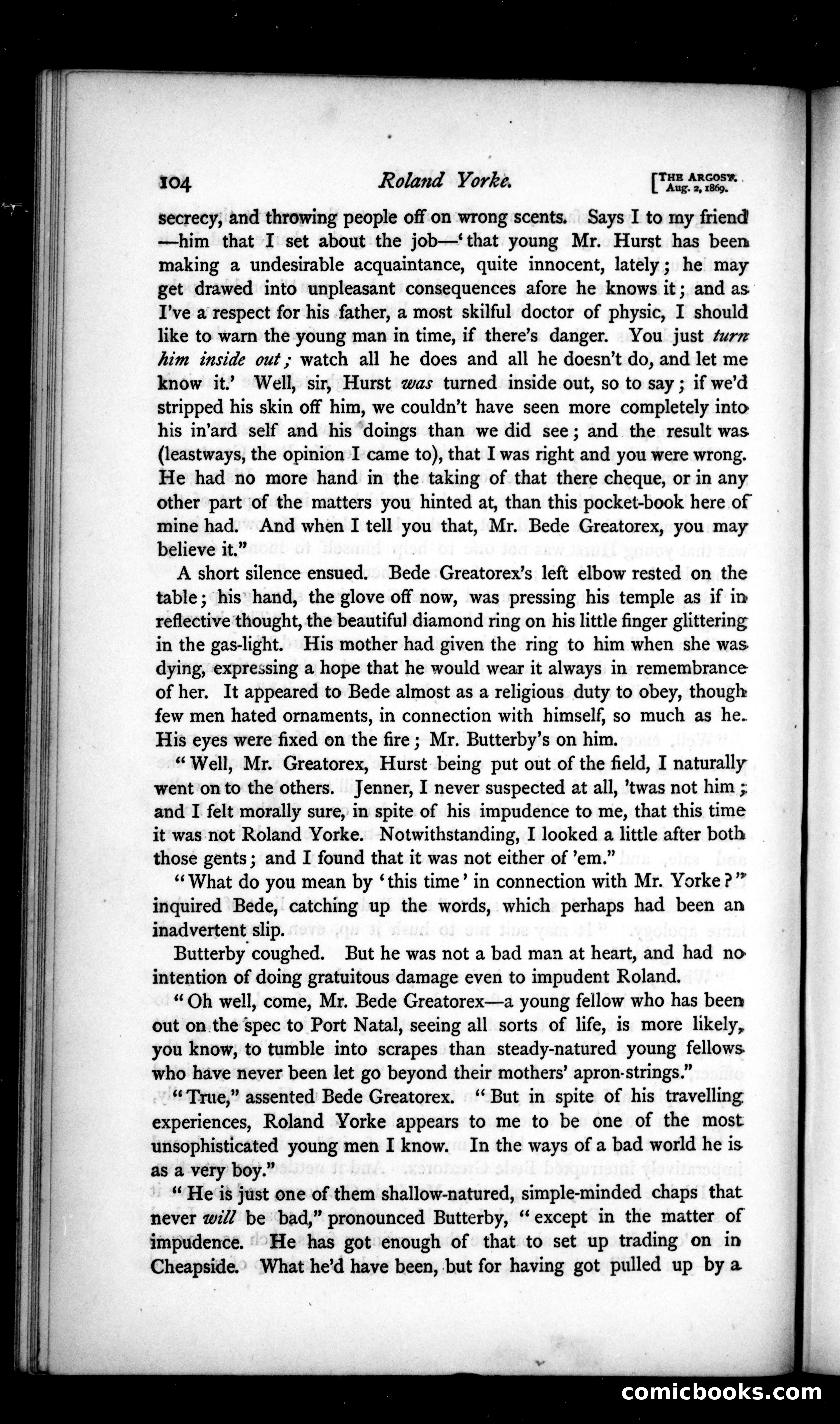 The Argosy, Vol. VIII — page 26 of 82