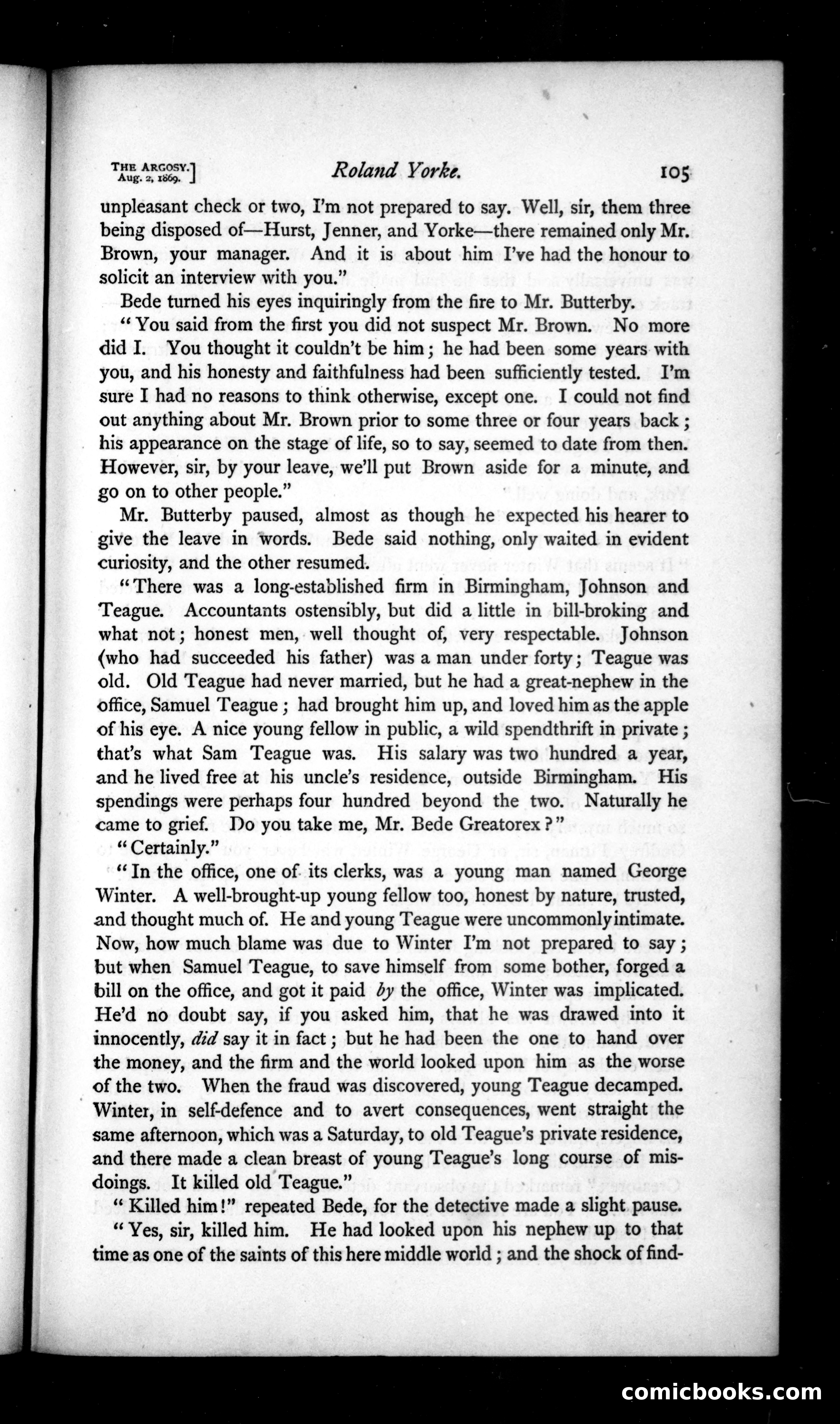 The Argosy, Vol. VIII — page 27 of 82