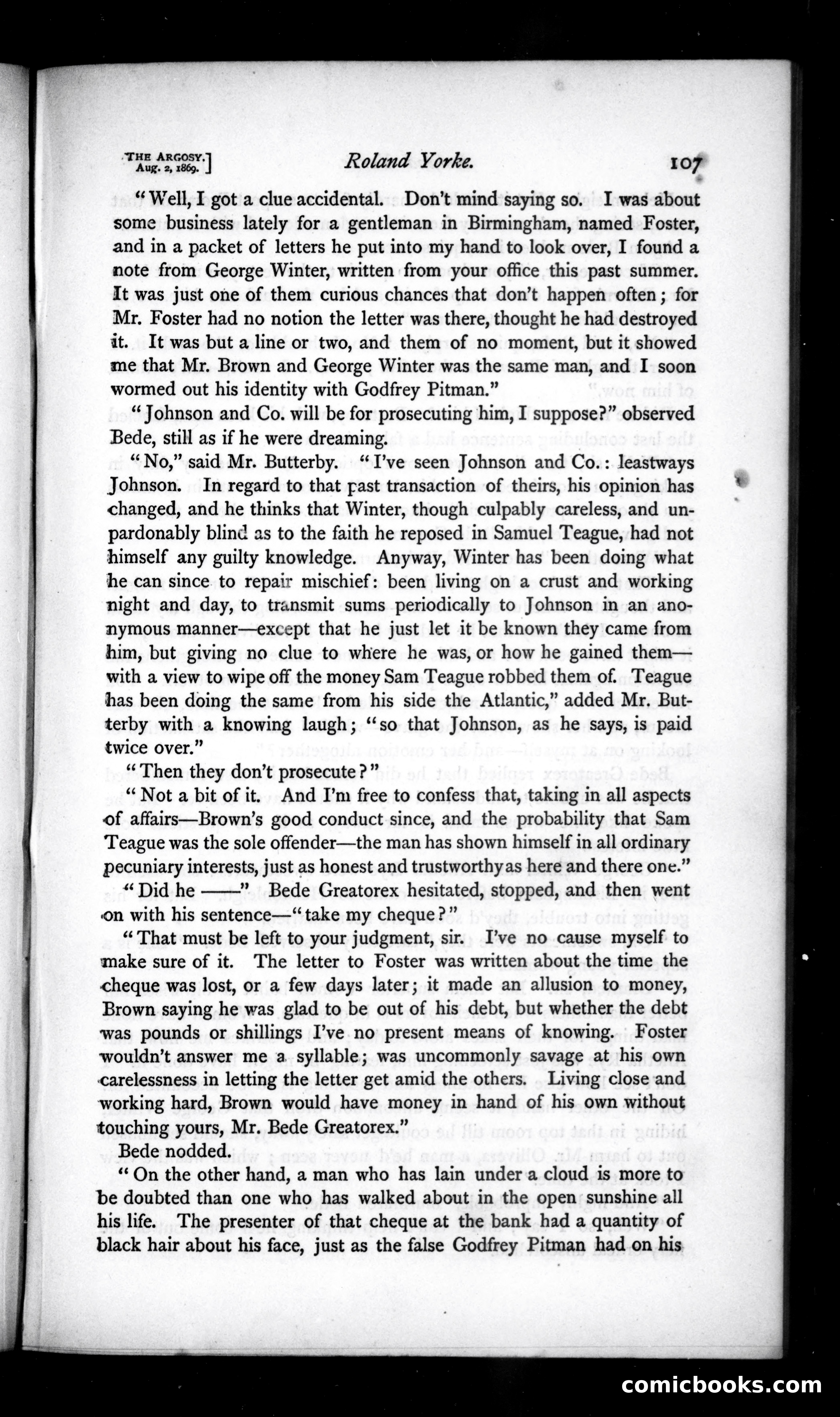 The Argosy, Vol. VIII — page 29 of 82