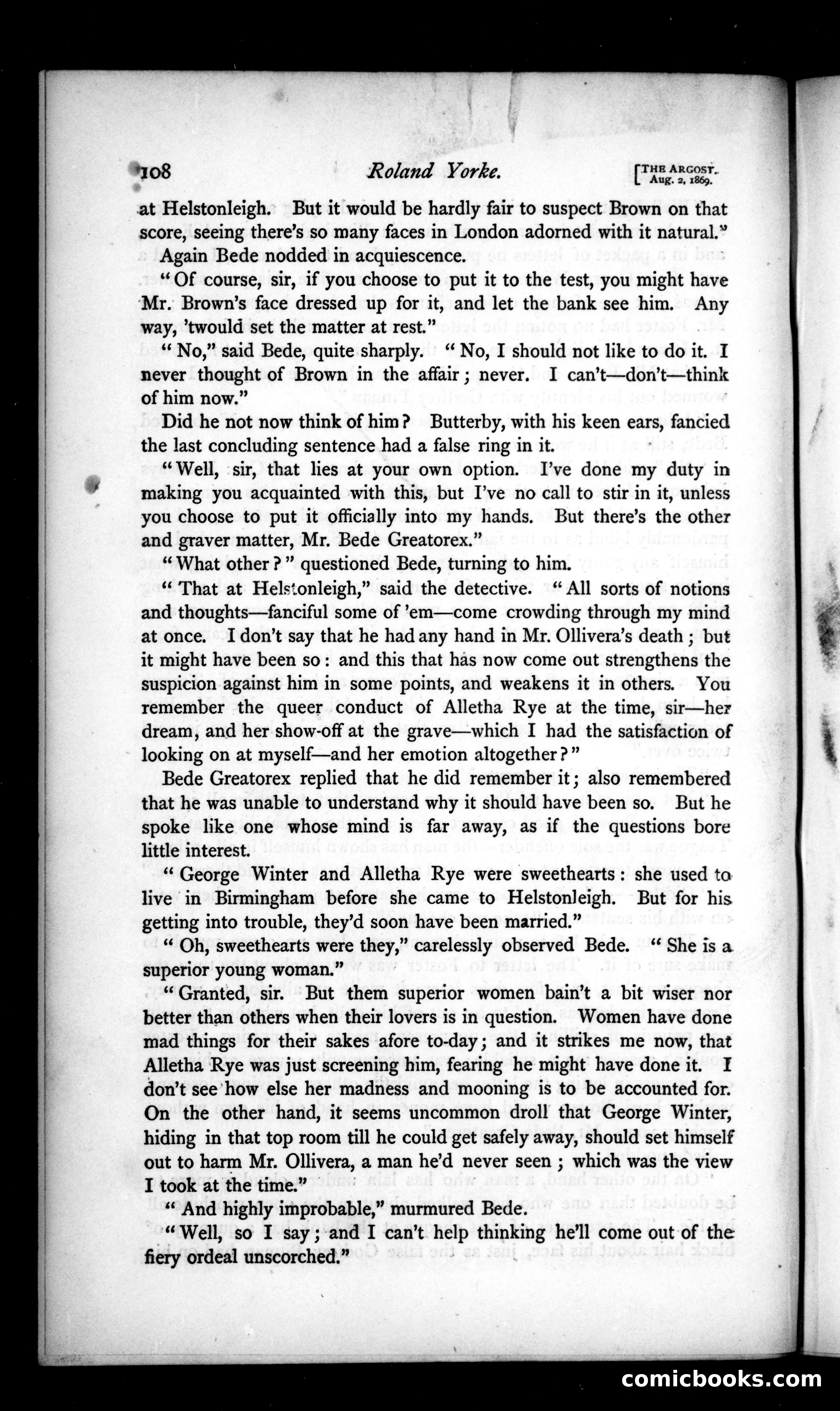 The Argosy, Vol. VIII — page 30 of 82