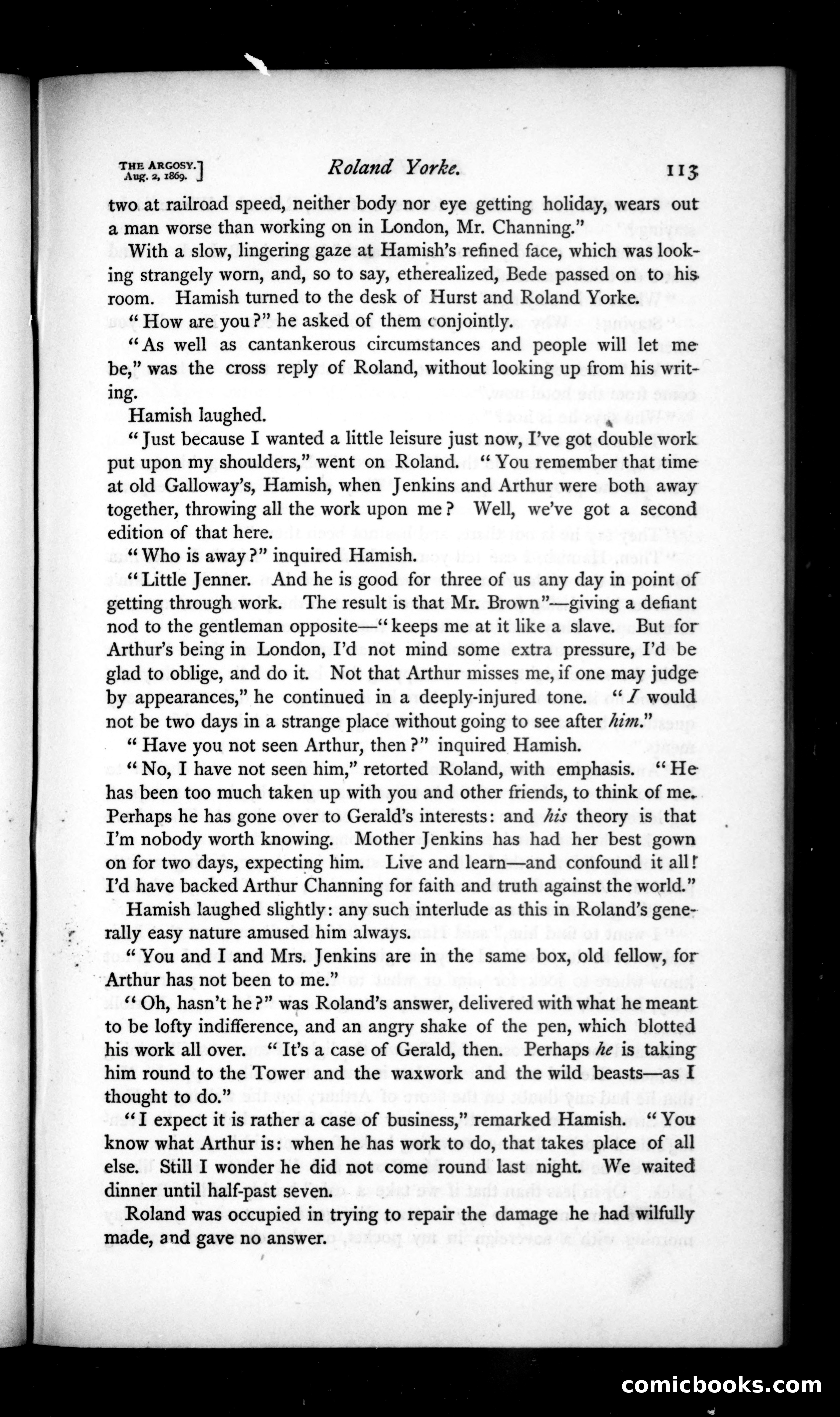 The Argosy, Vol. VIII — page 35 of 82