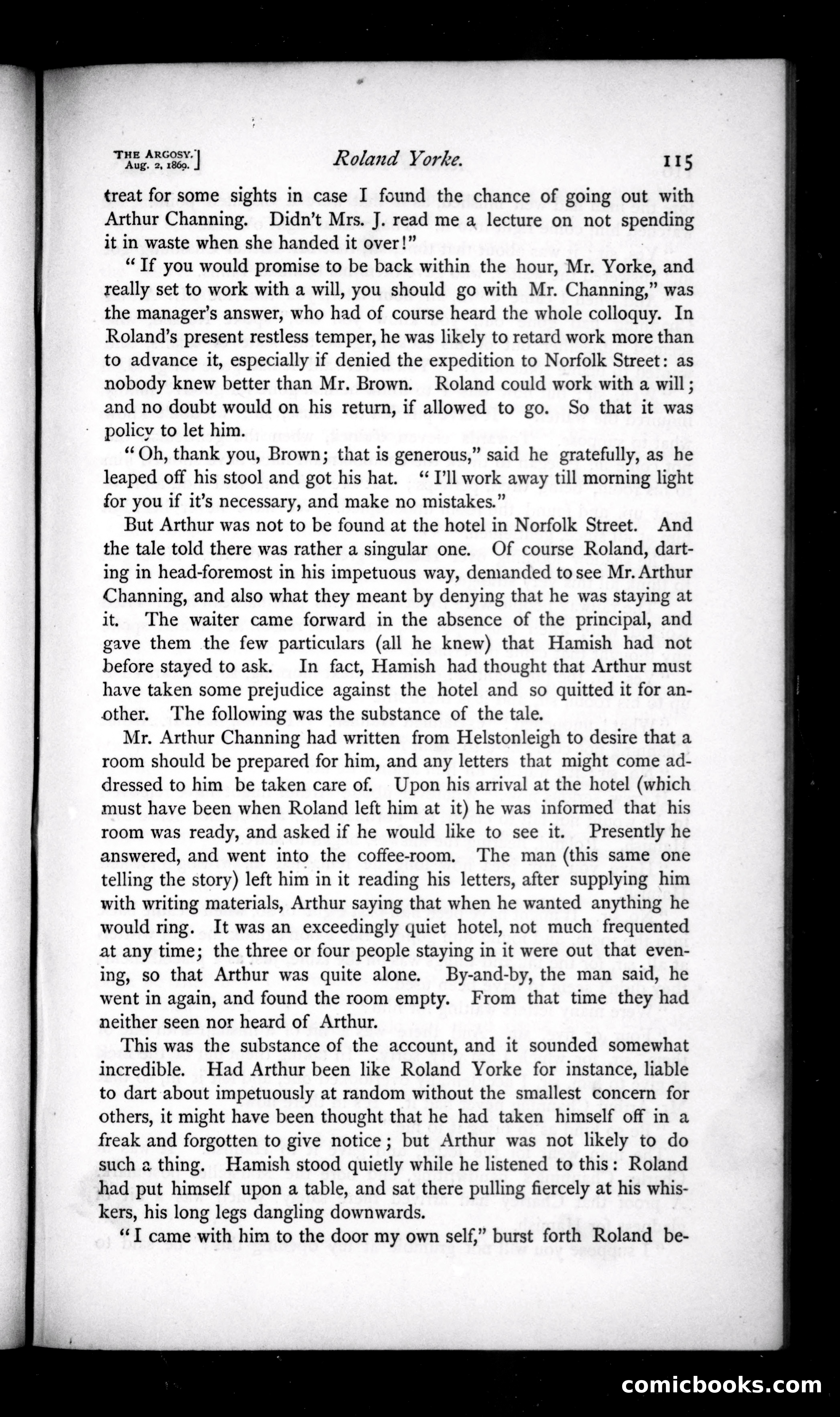 The Argosy, Vol. VIII — page 37 of 82