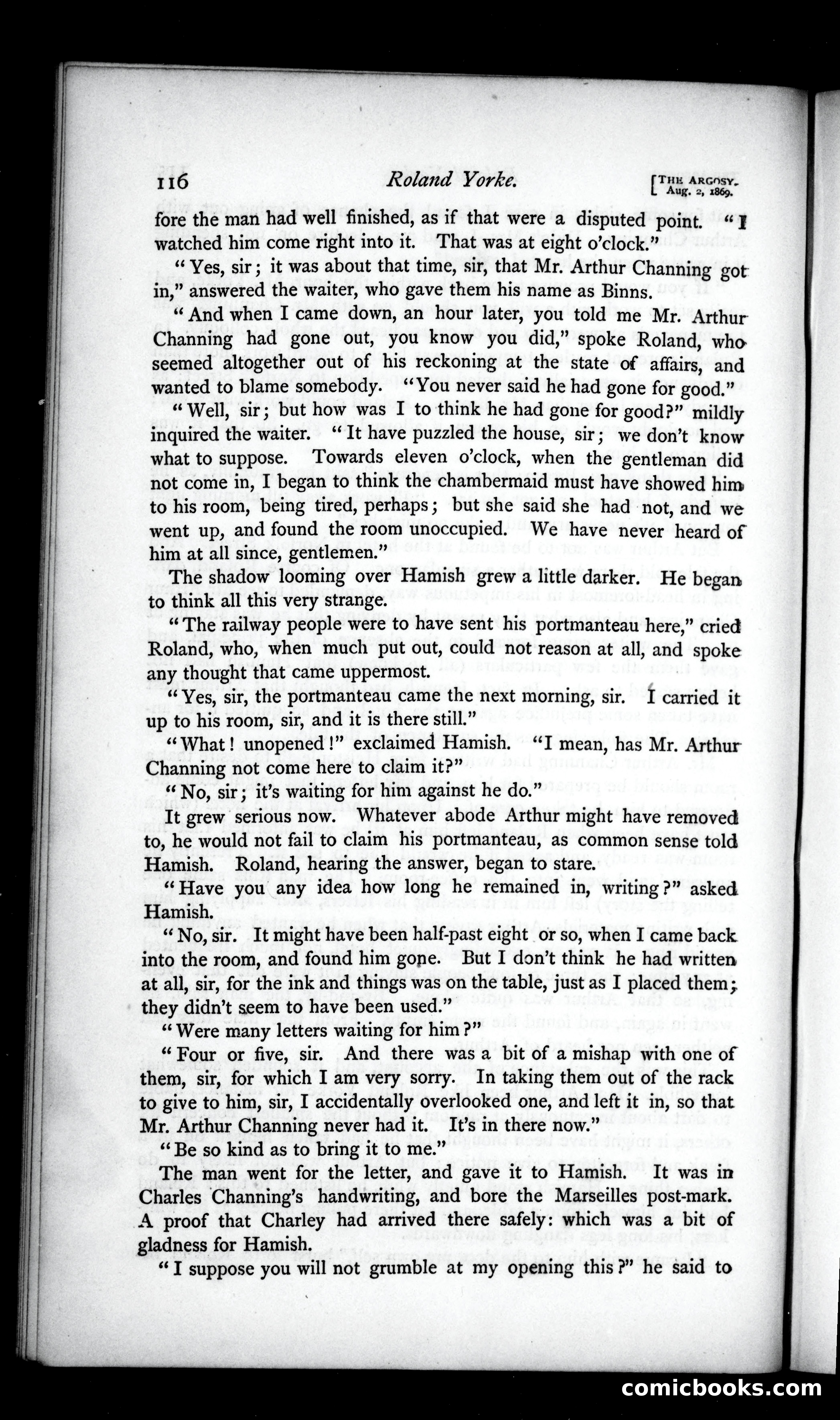 The Argosy, Vol. VIII — page 38 of 82