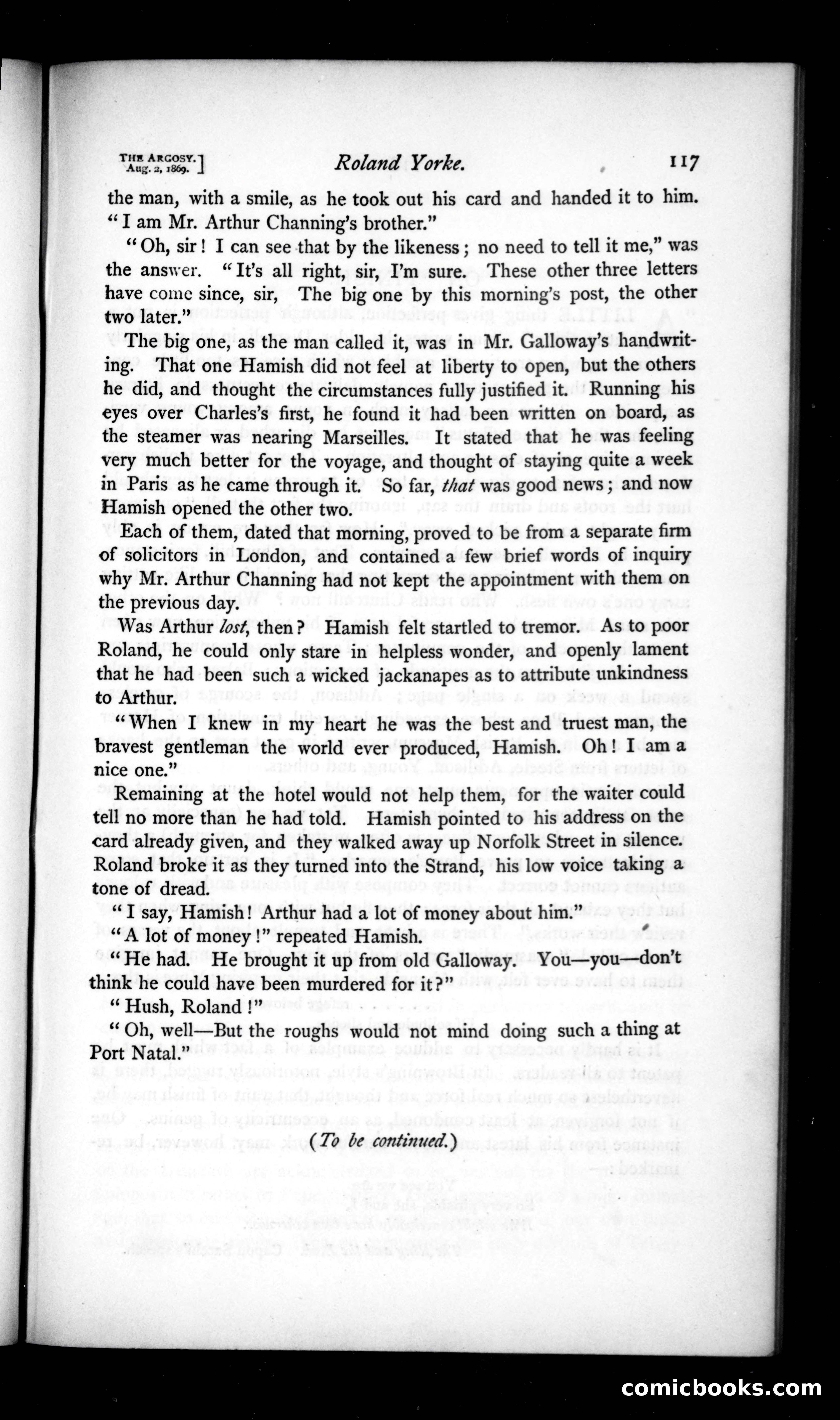 The Argosy, Vol. VIII — page 39 of 82