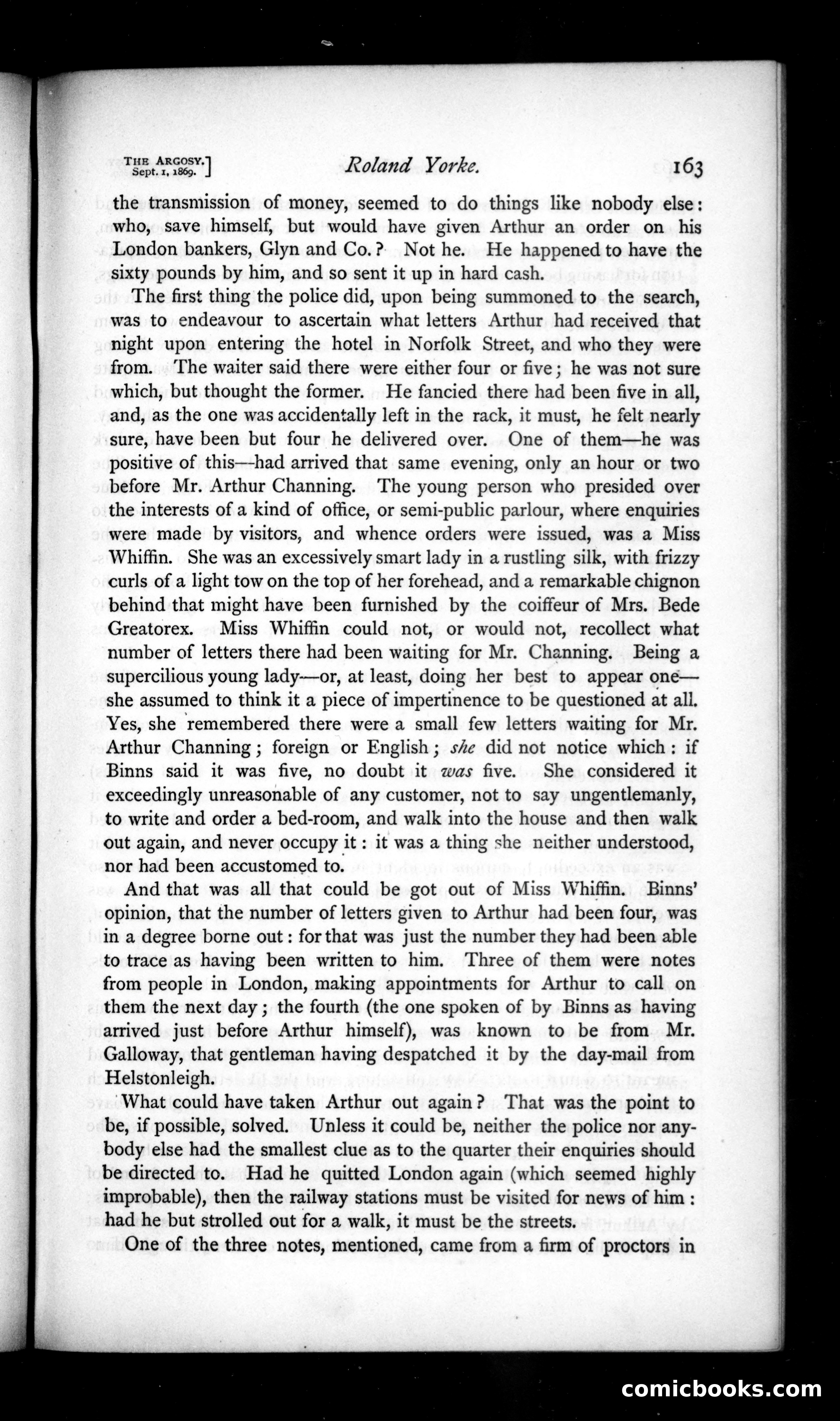 The Argosy, Vol. VIII — page 3 of 82