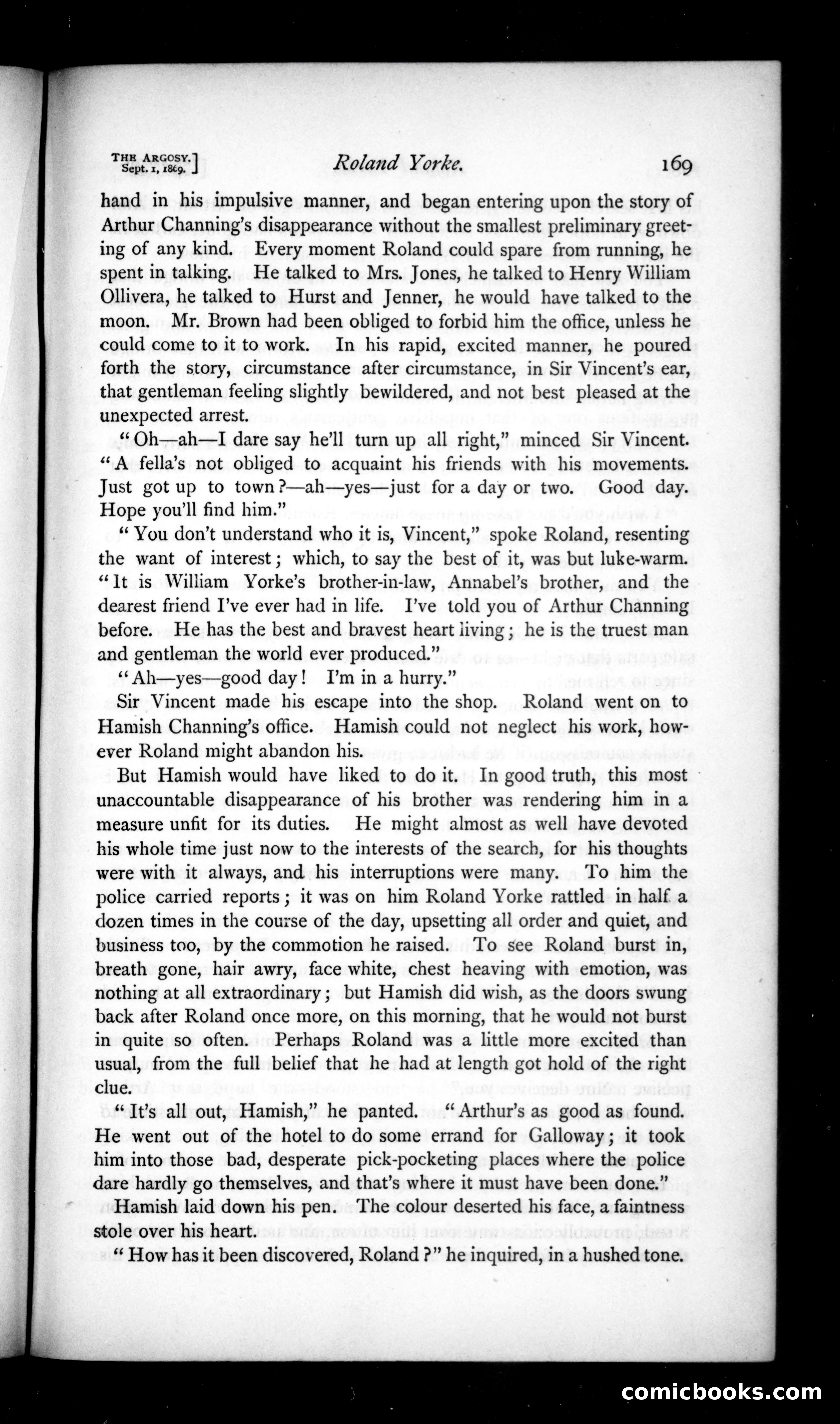 The Argosy, Vol. VIII — page 11 of 82