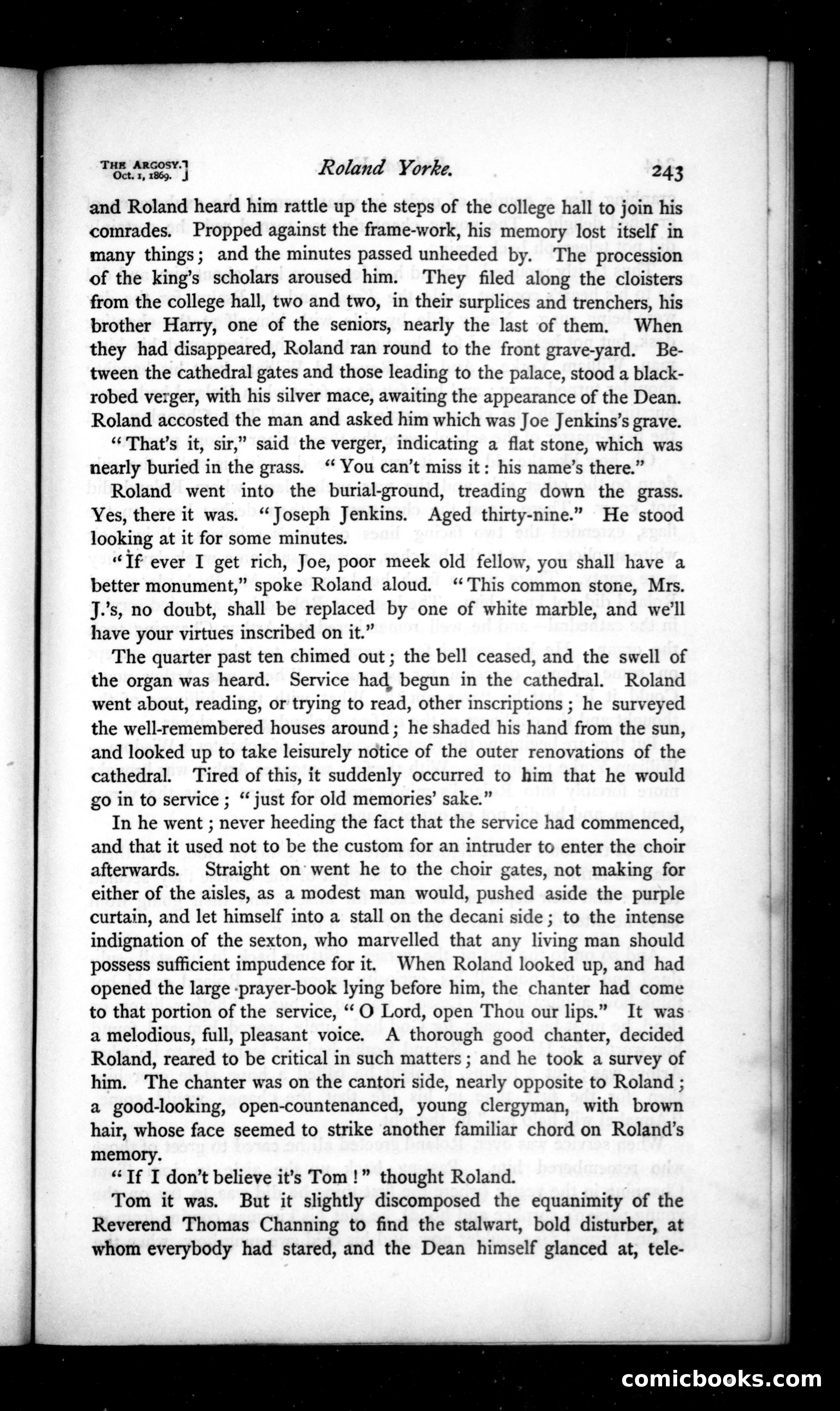 The Argosy, Vol. 8 — page 3 of 82