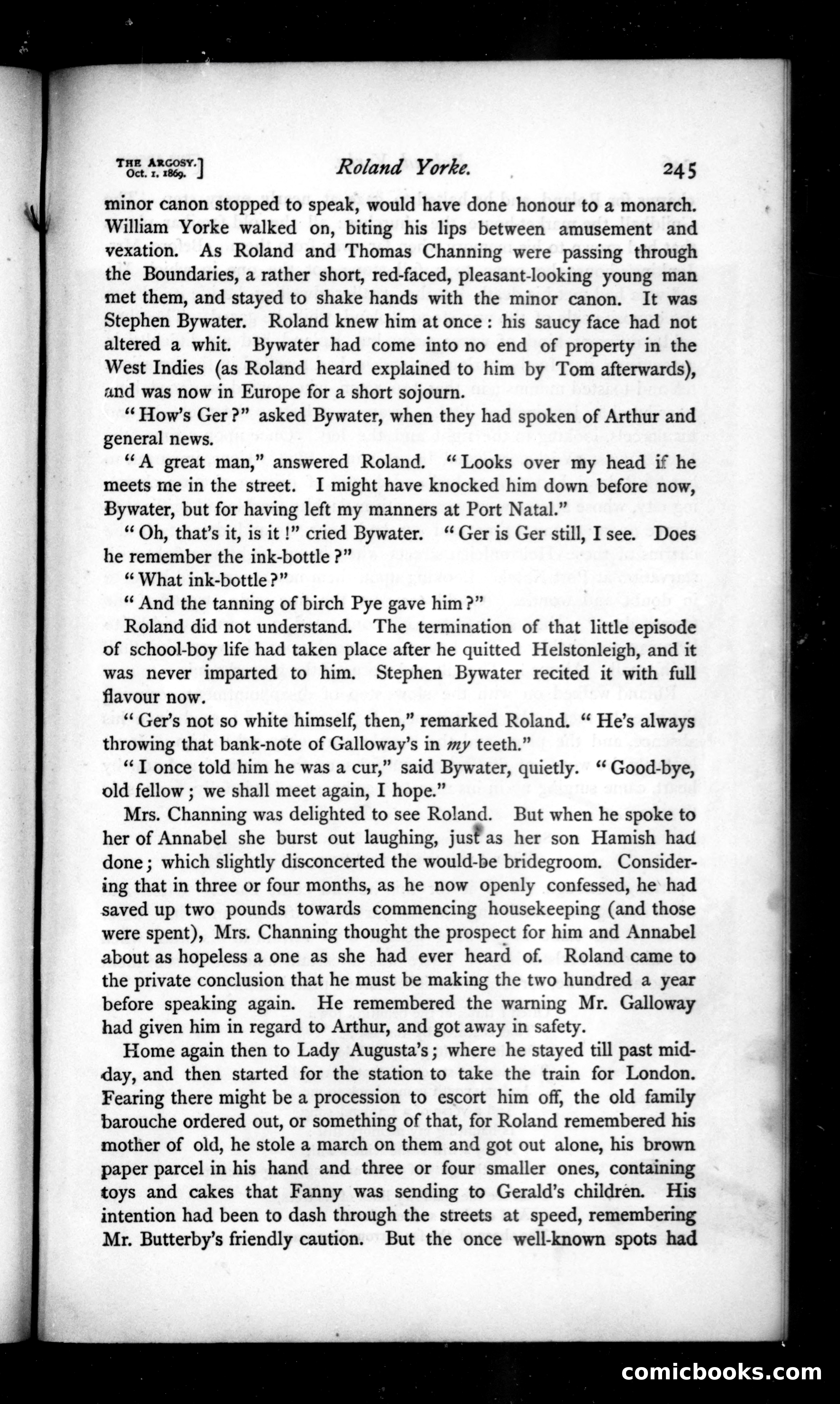The Argosy, Vol. 8 — page 5 of 82