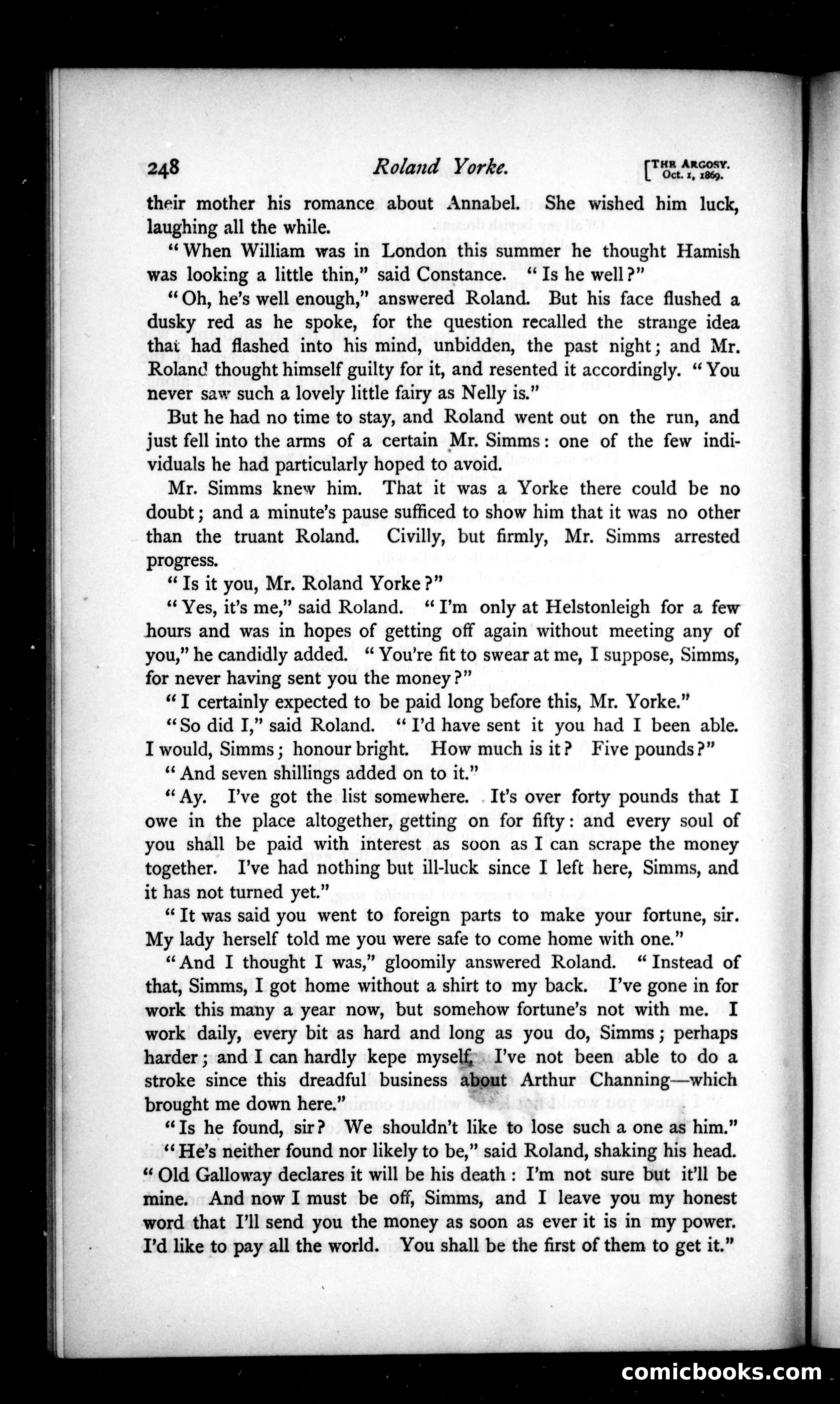 The Argosy, Vol. 8 — page 10 of 82