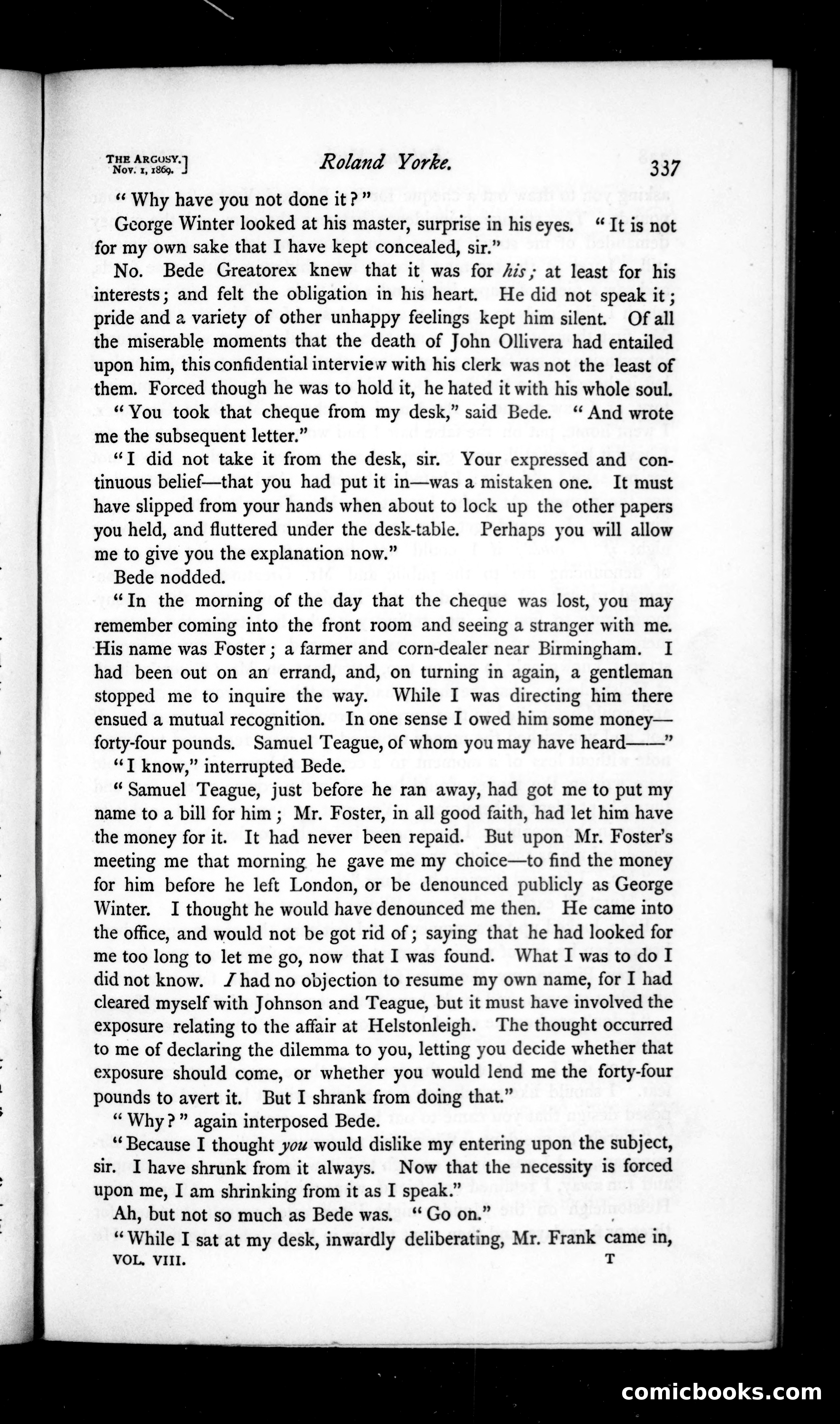 The Argosy, Vol. VIII, November 1, 1869 — page 19 of 82