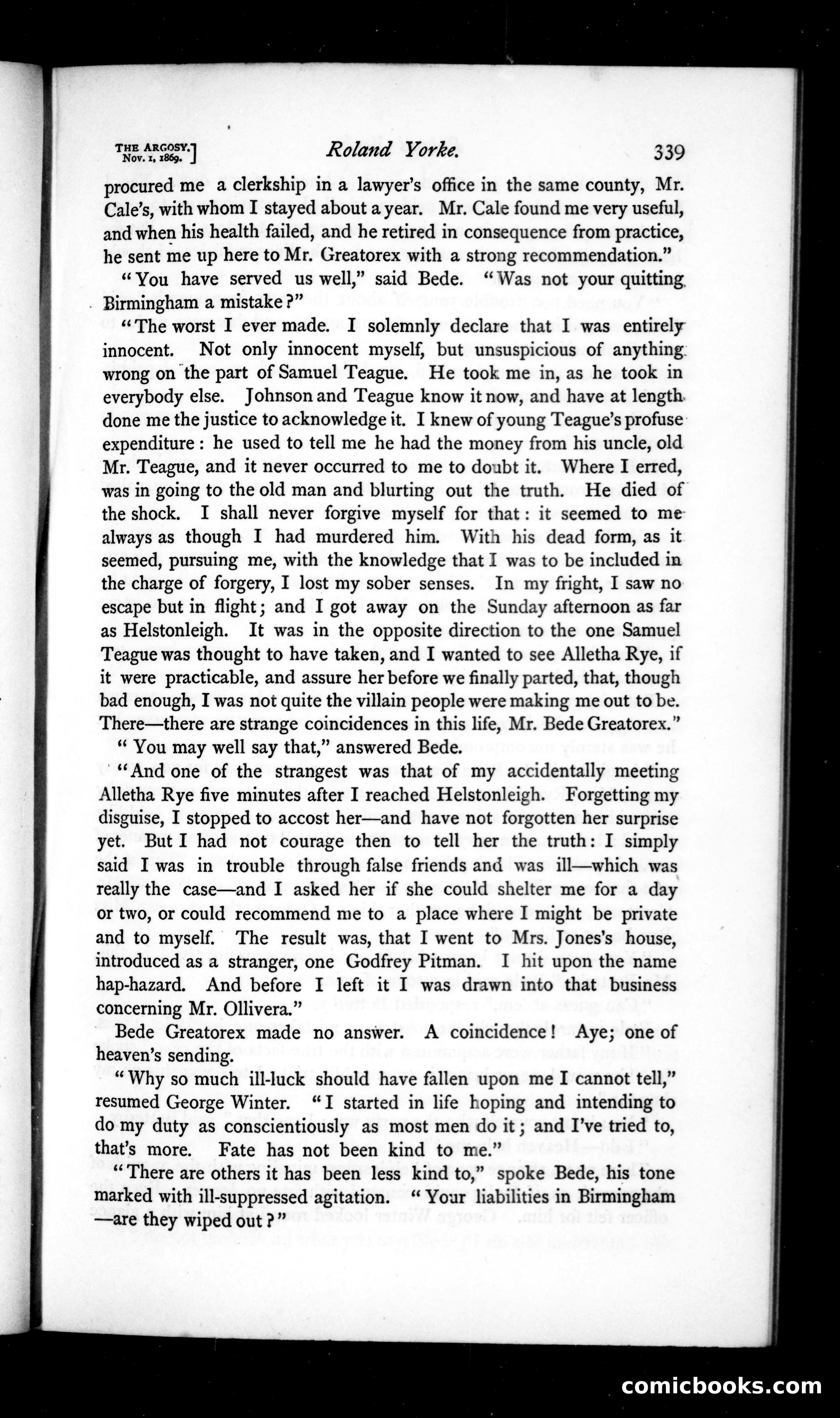The Argosy, Vol. VIII, November 1, 1869 — page 21 of 82