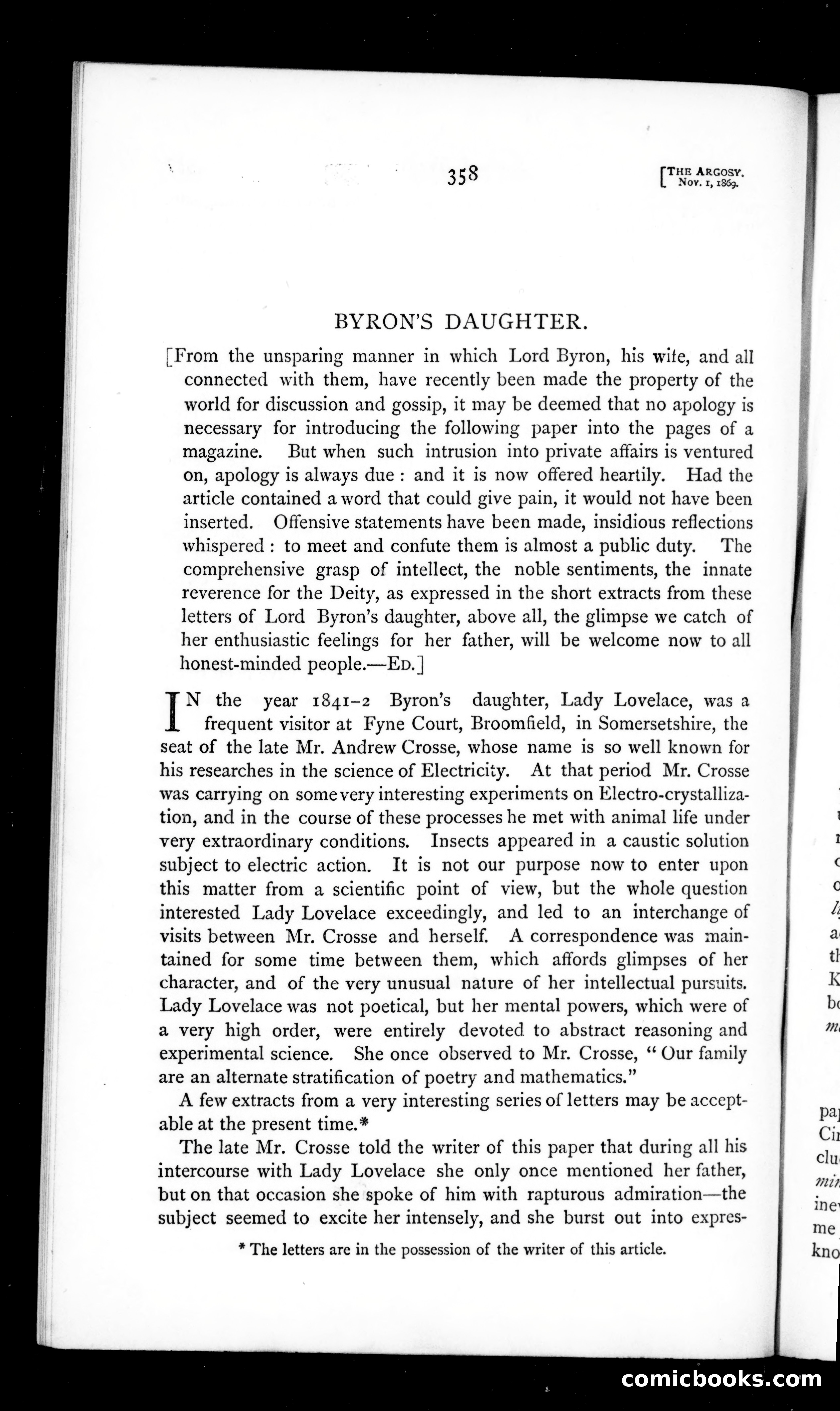 The Argosy, Vol. VIII, November 1, 1869 — page 40 of 82