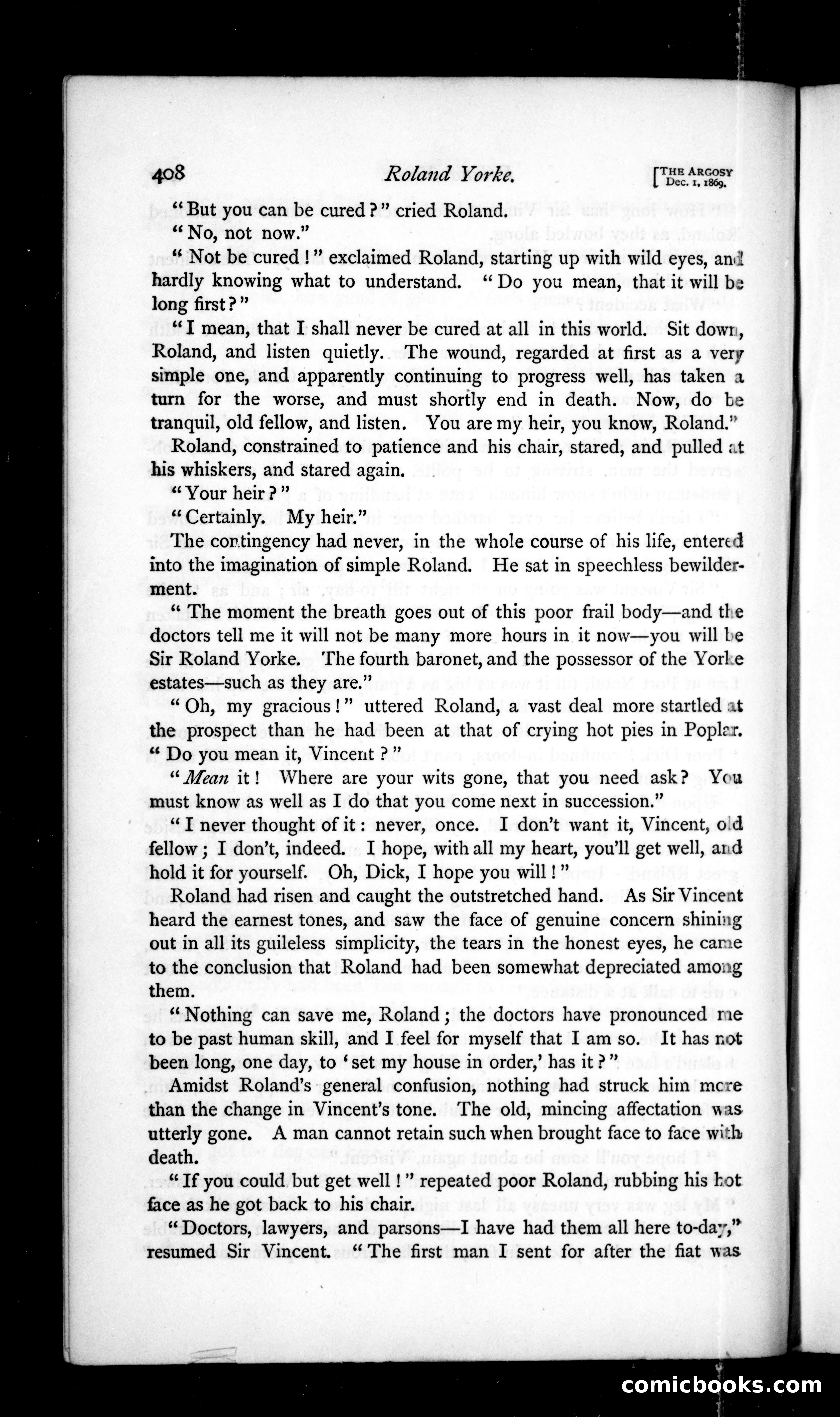 The Argosy, Vol. 8 — page 10 of 121