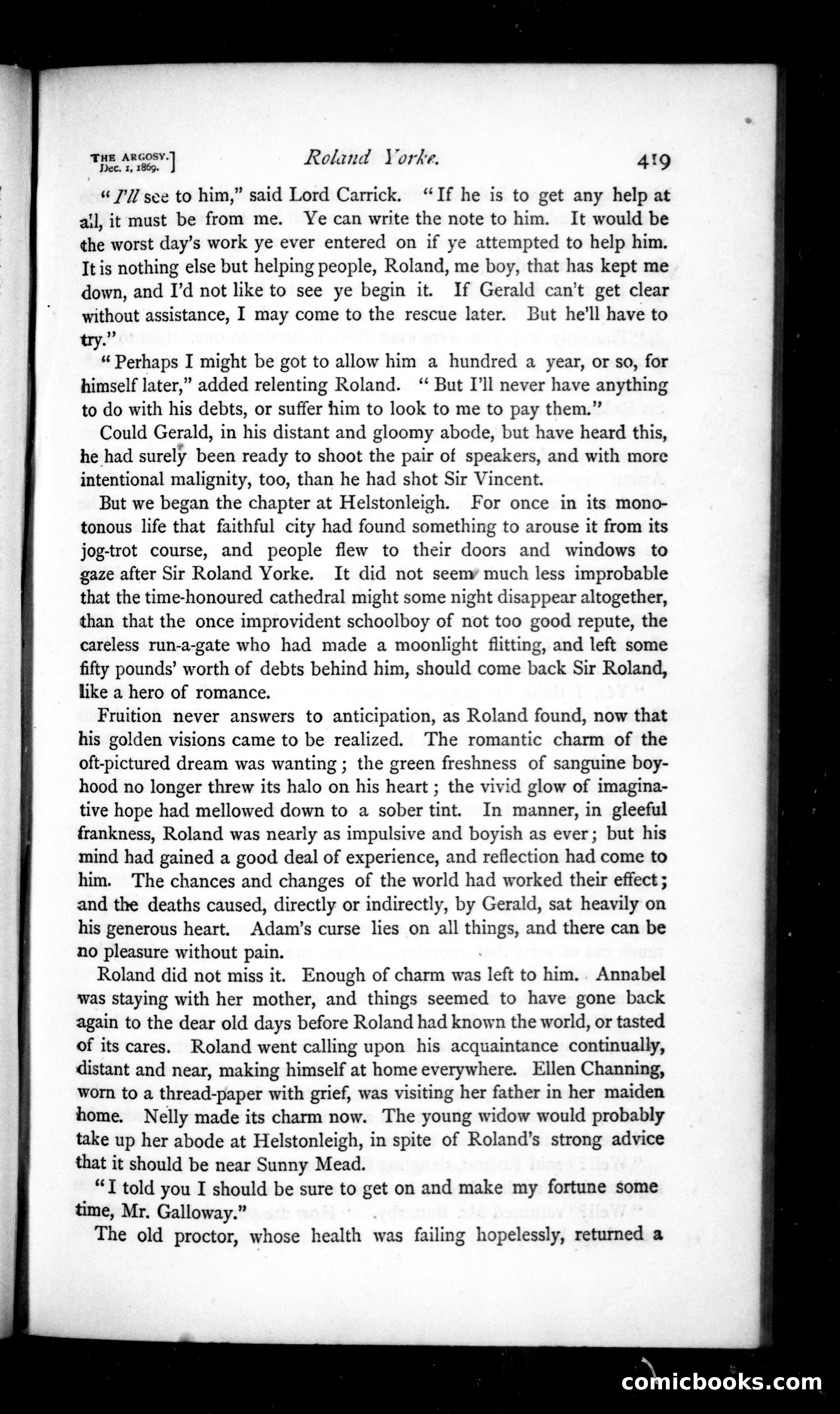 The Argosy, Vol. 8 — page 21 of 121