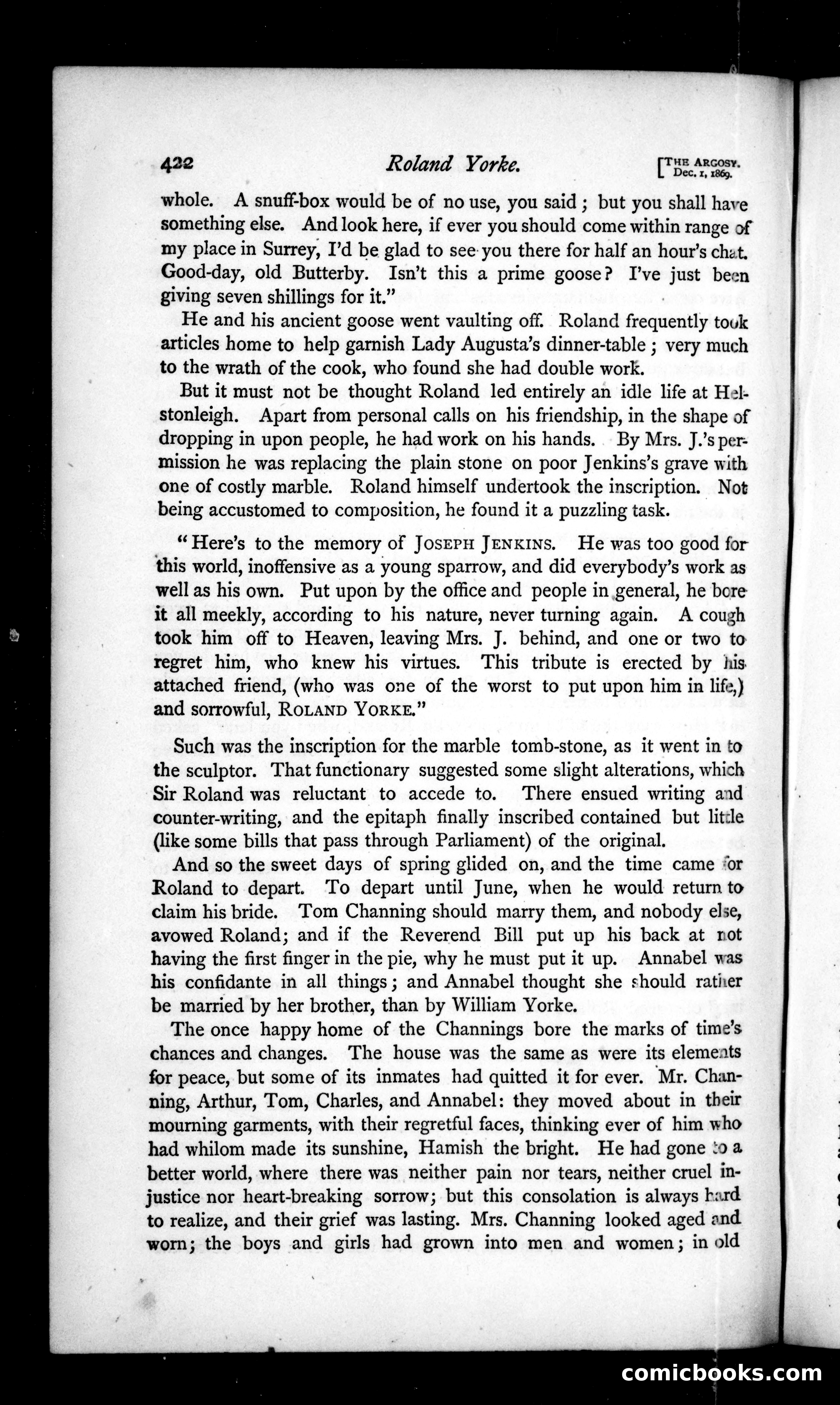 The Argosy, Vol. 8 — page 24 of 121