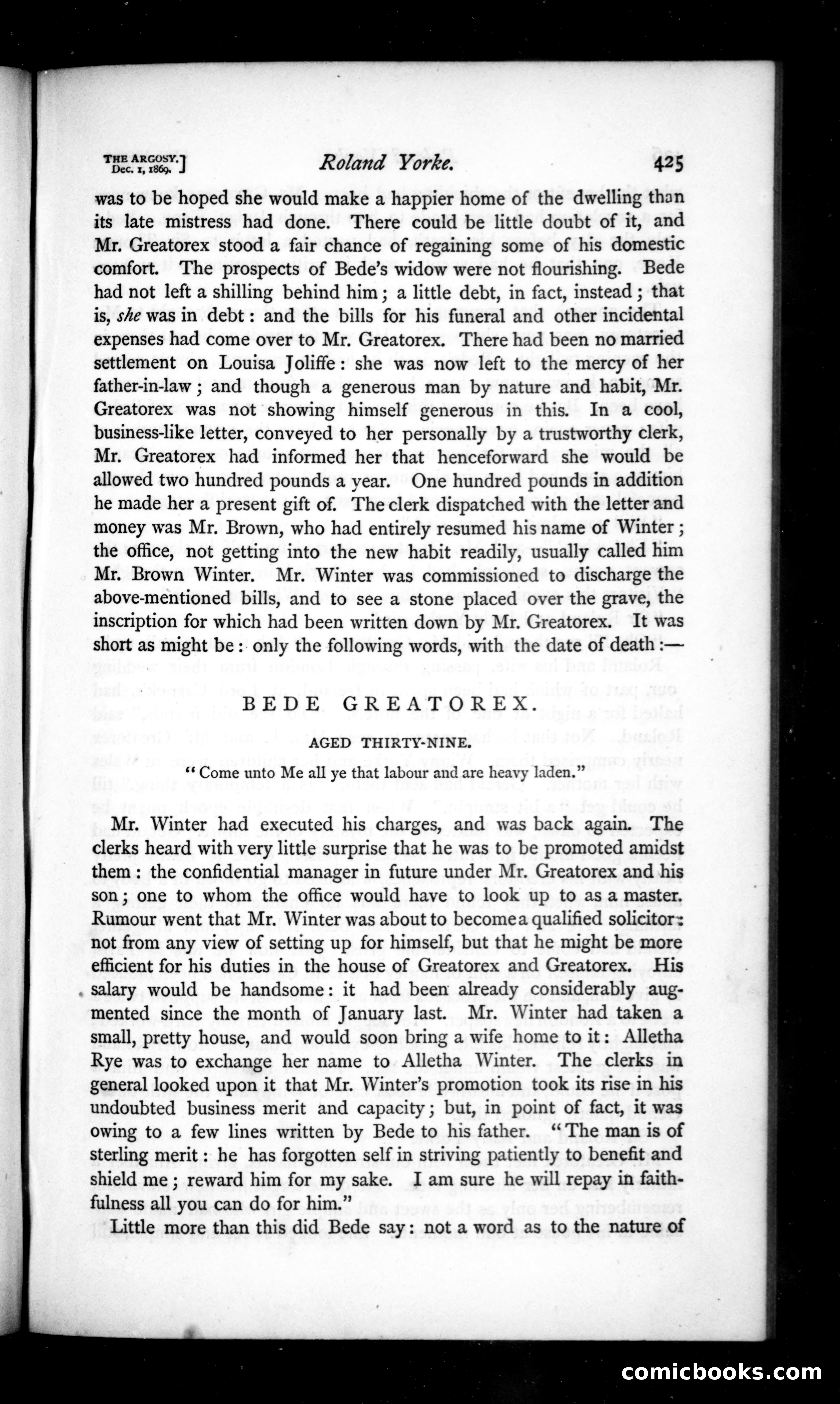 The Argosy, Vol. 8 — page 27 of 121