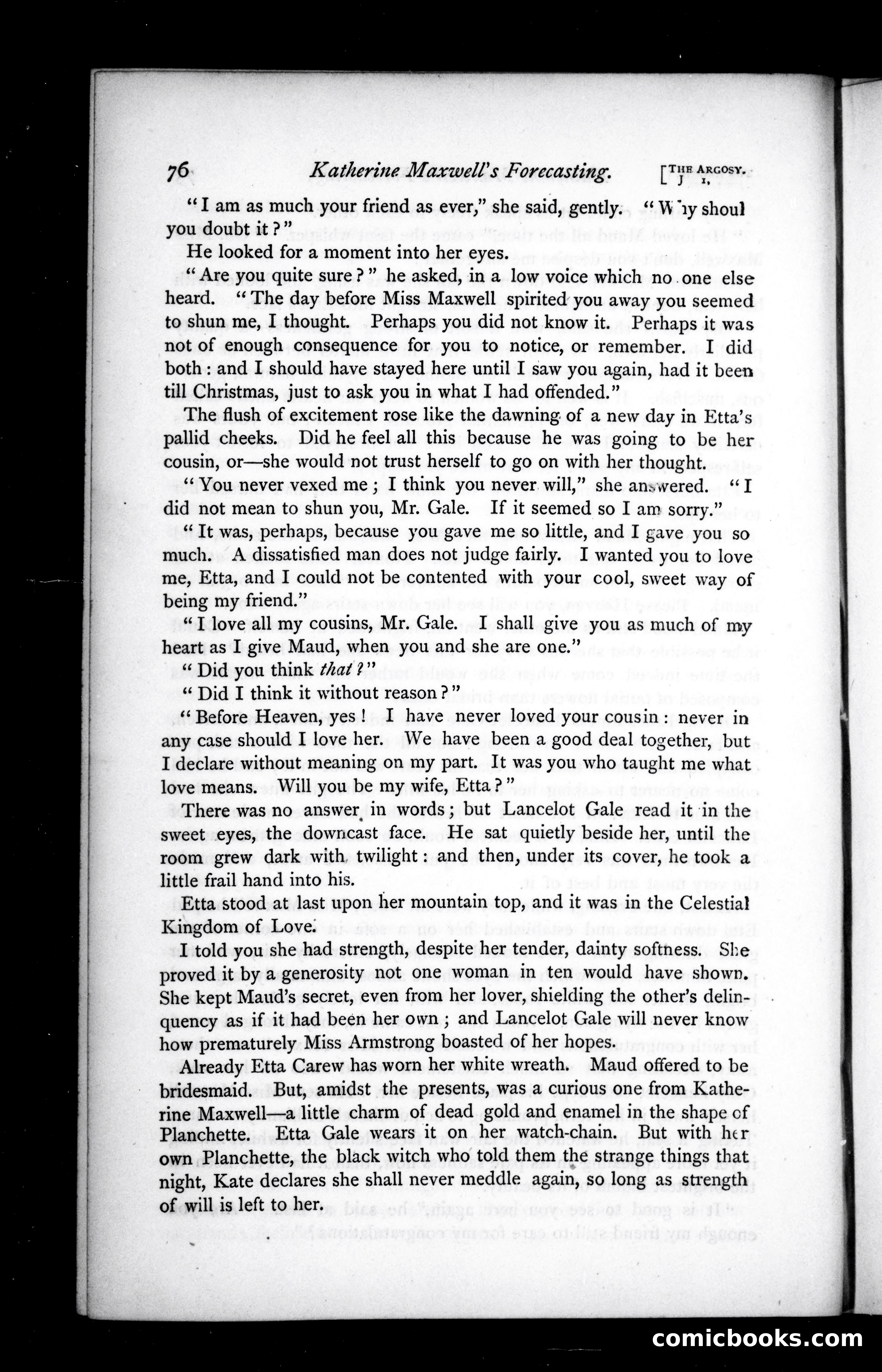 The Argosy, Vol. 9 — page 80 of 84