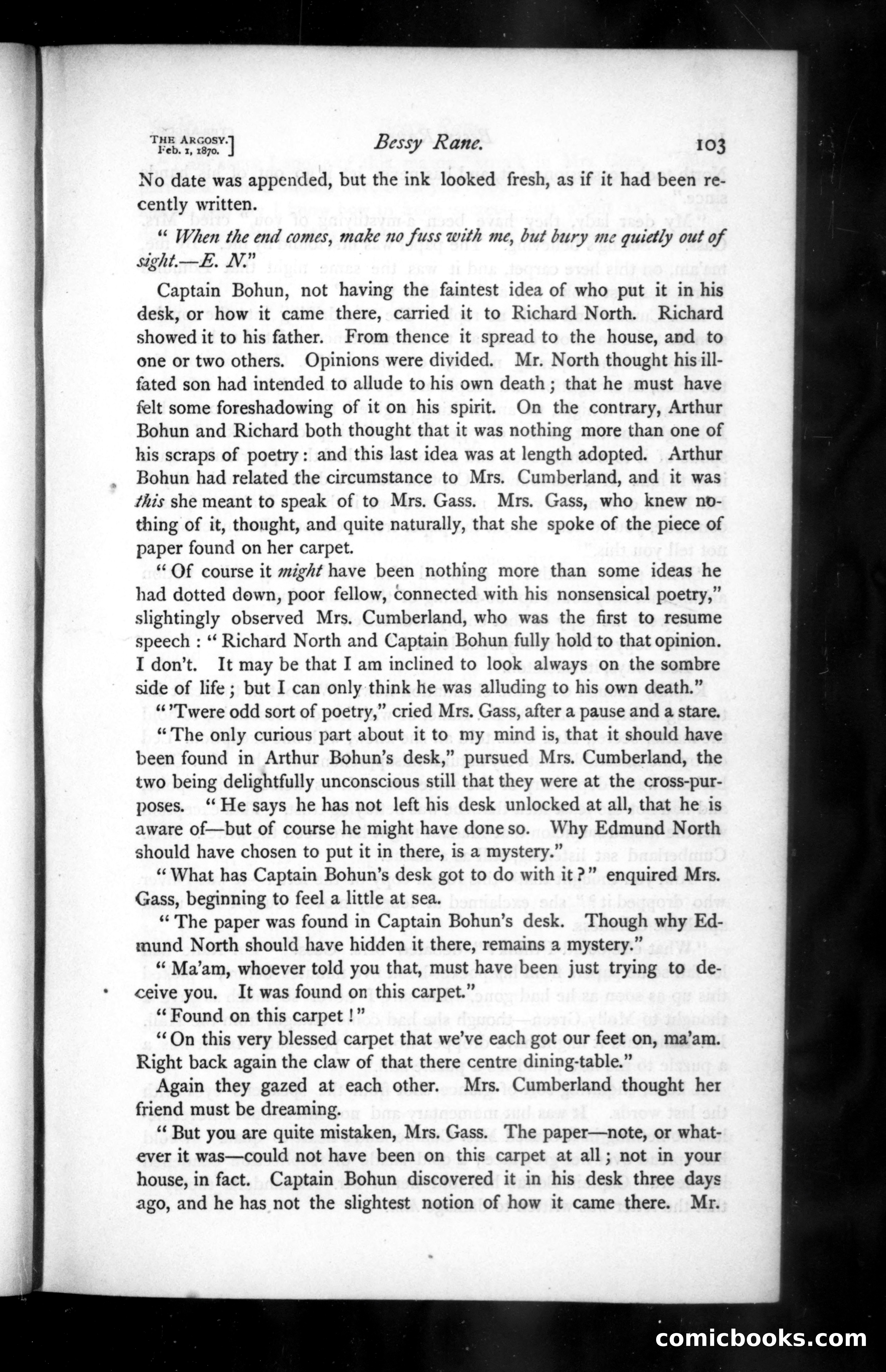 The Argosy, Vol. 9 — page 25 of 84