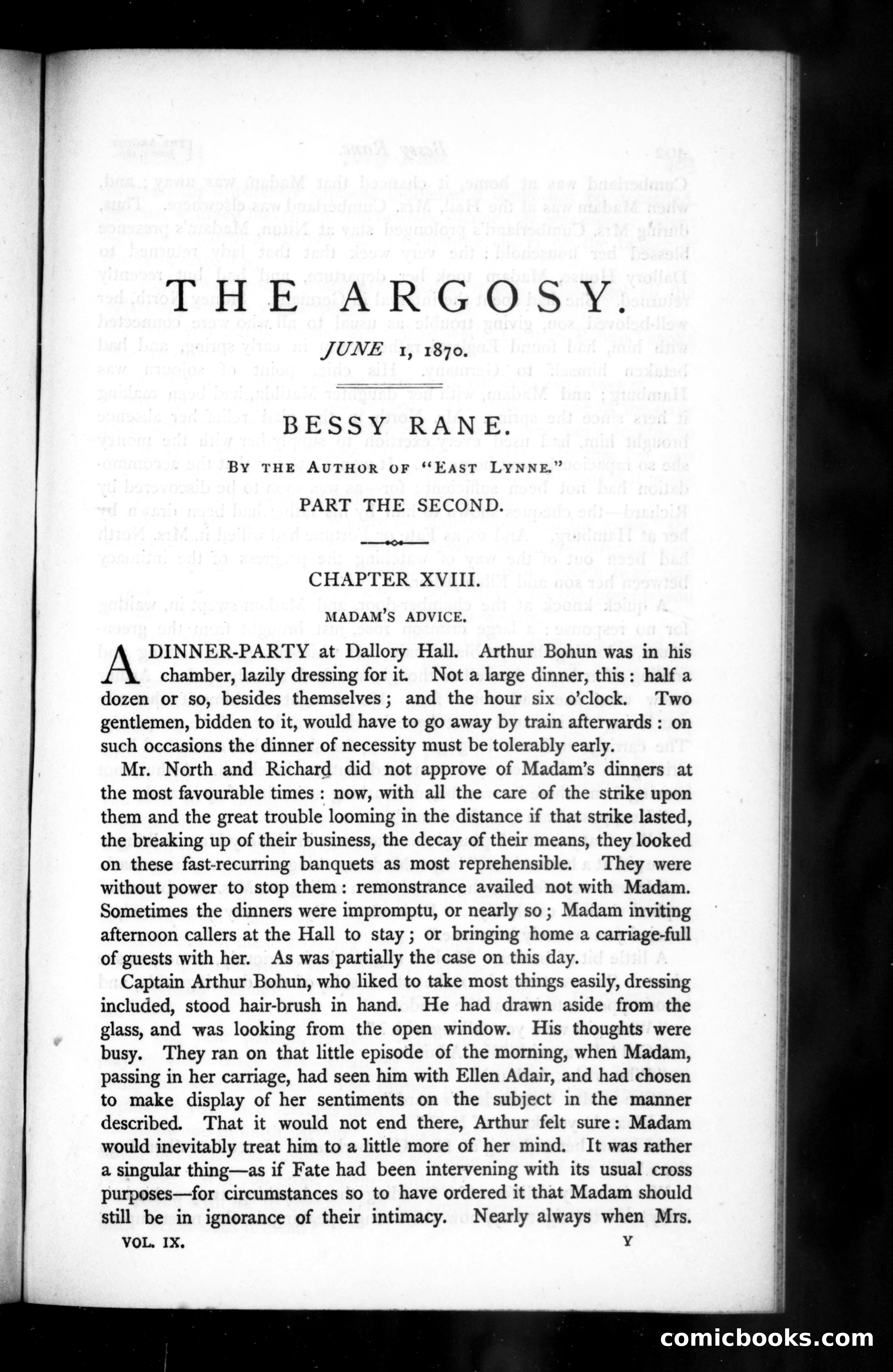 The Argosy, Vol. 9 — page 1 of 79