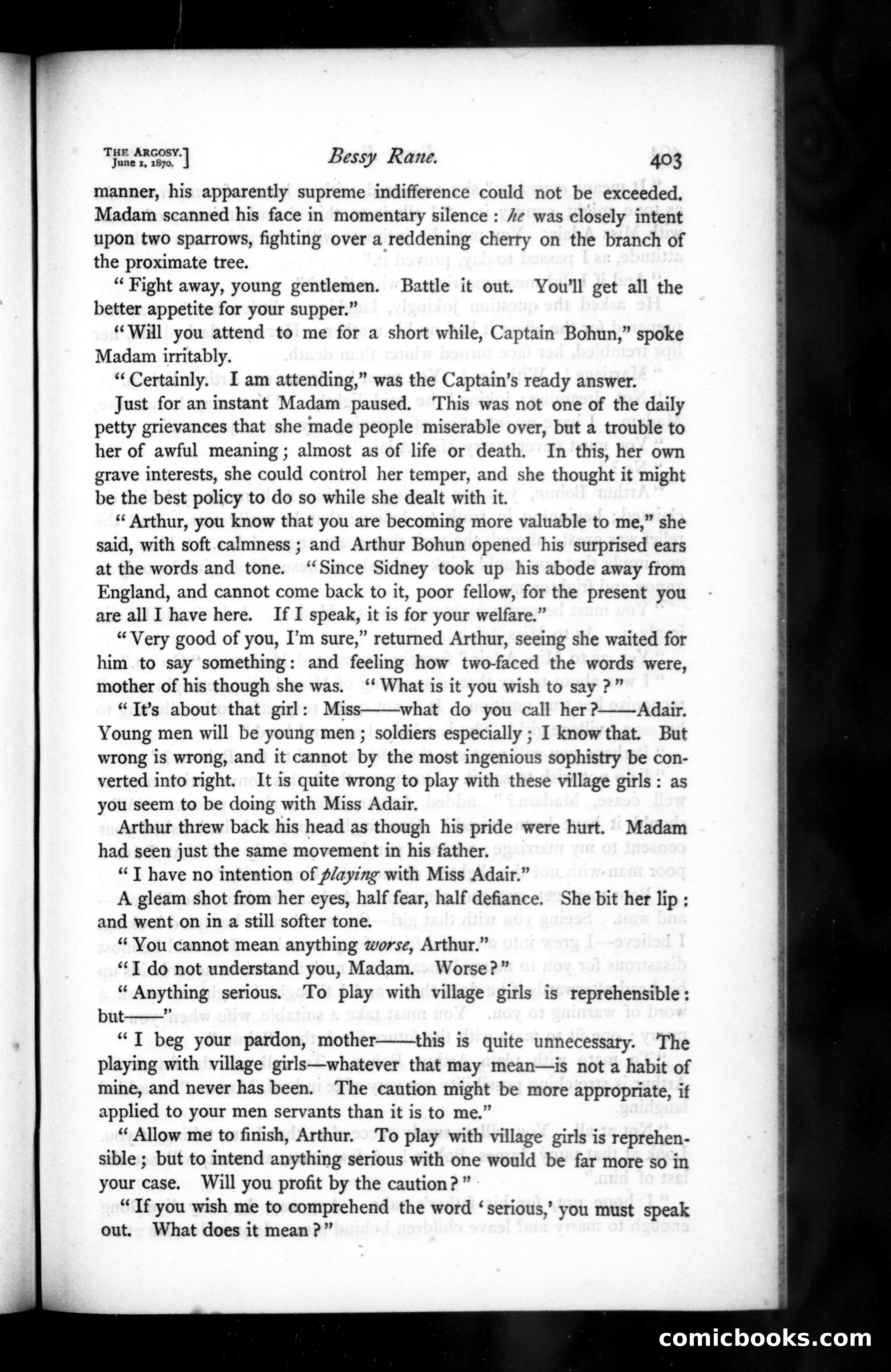 The Argosy, Vol. 9 — page 3 of 79