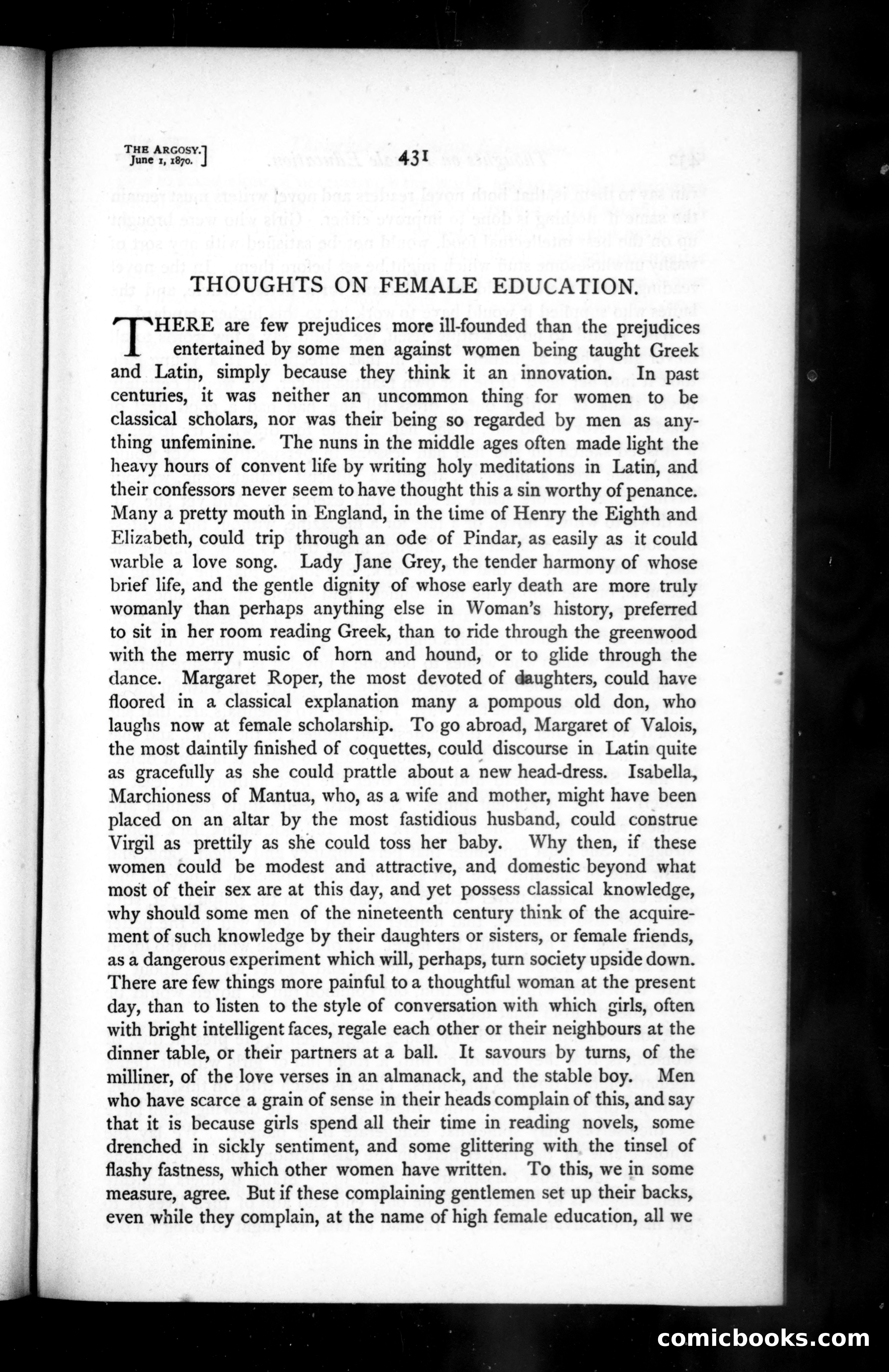 The Argosy, Vol. 9 — page 33 of 79