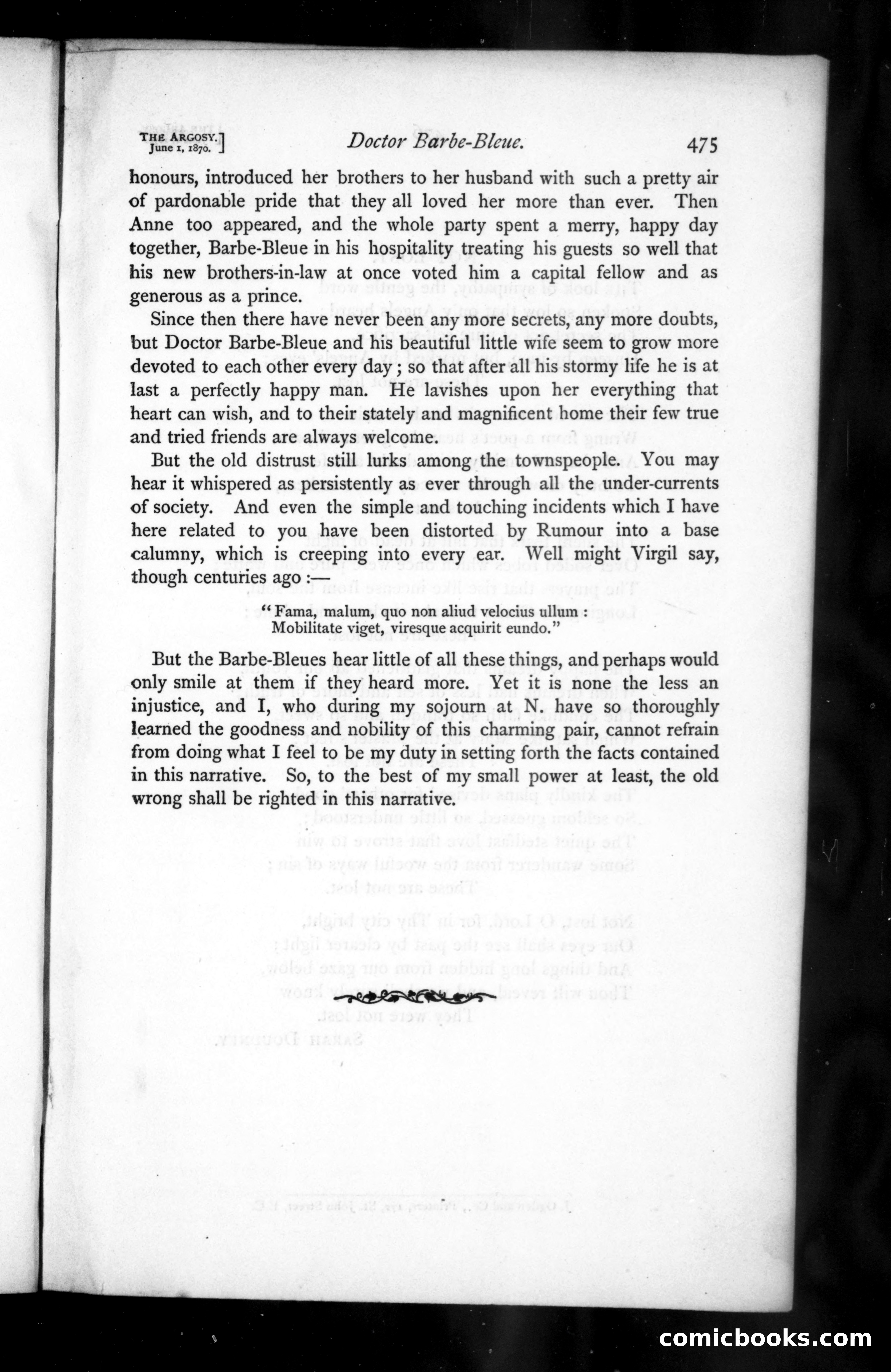 The Argosy, Vol. 9 — page 77 of 79