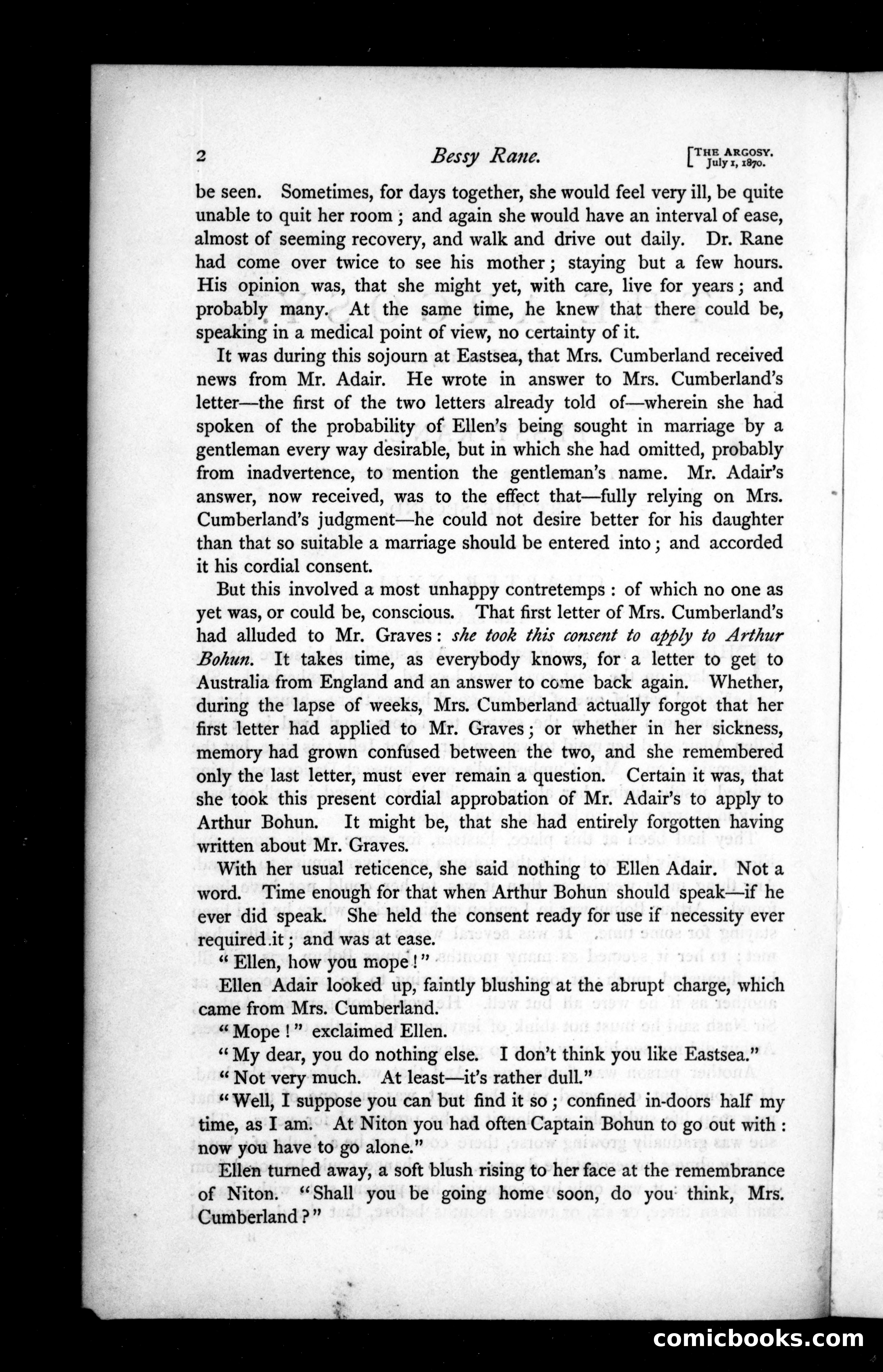 The Argosy, Vol. 10 — page 2 of 82