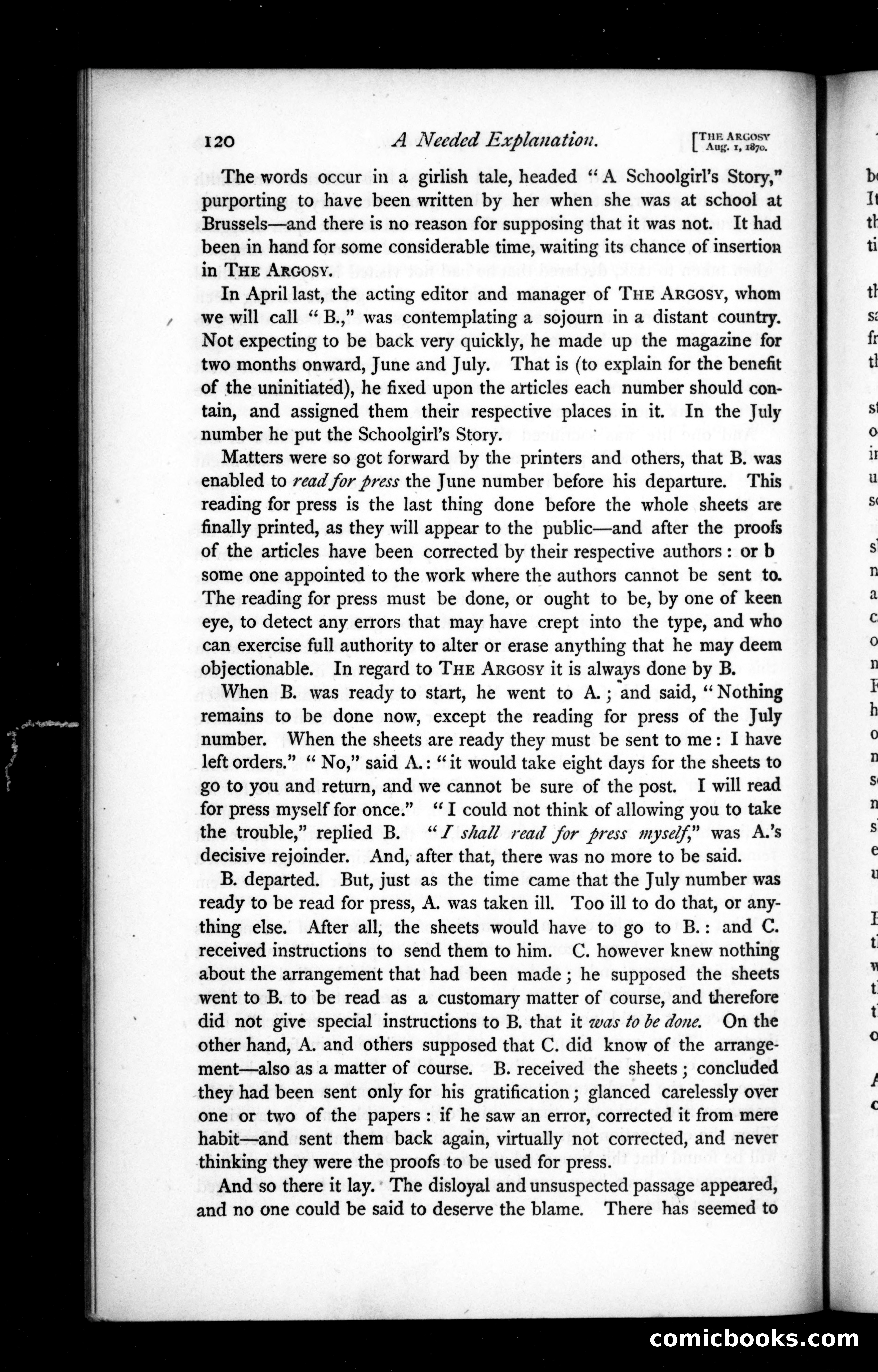 The Argosy, Vol. X — page 42 of 82