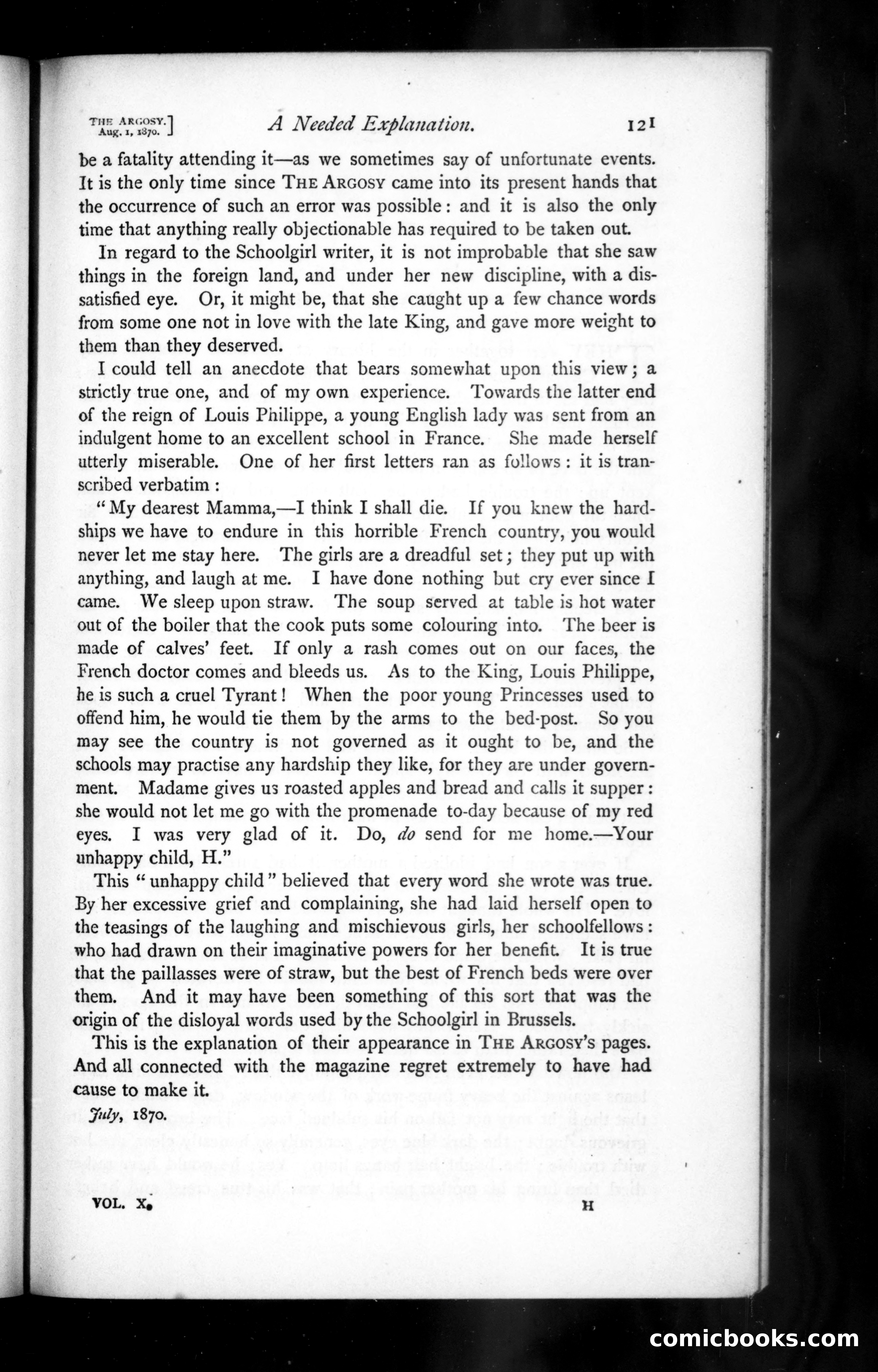 The Argosy, Vol. X — page 43 of 82