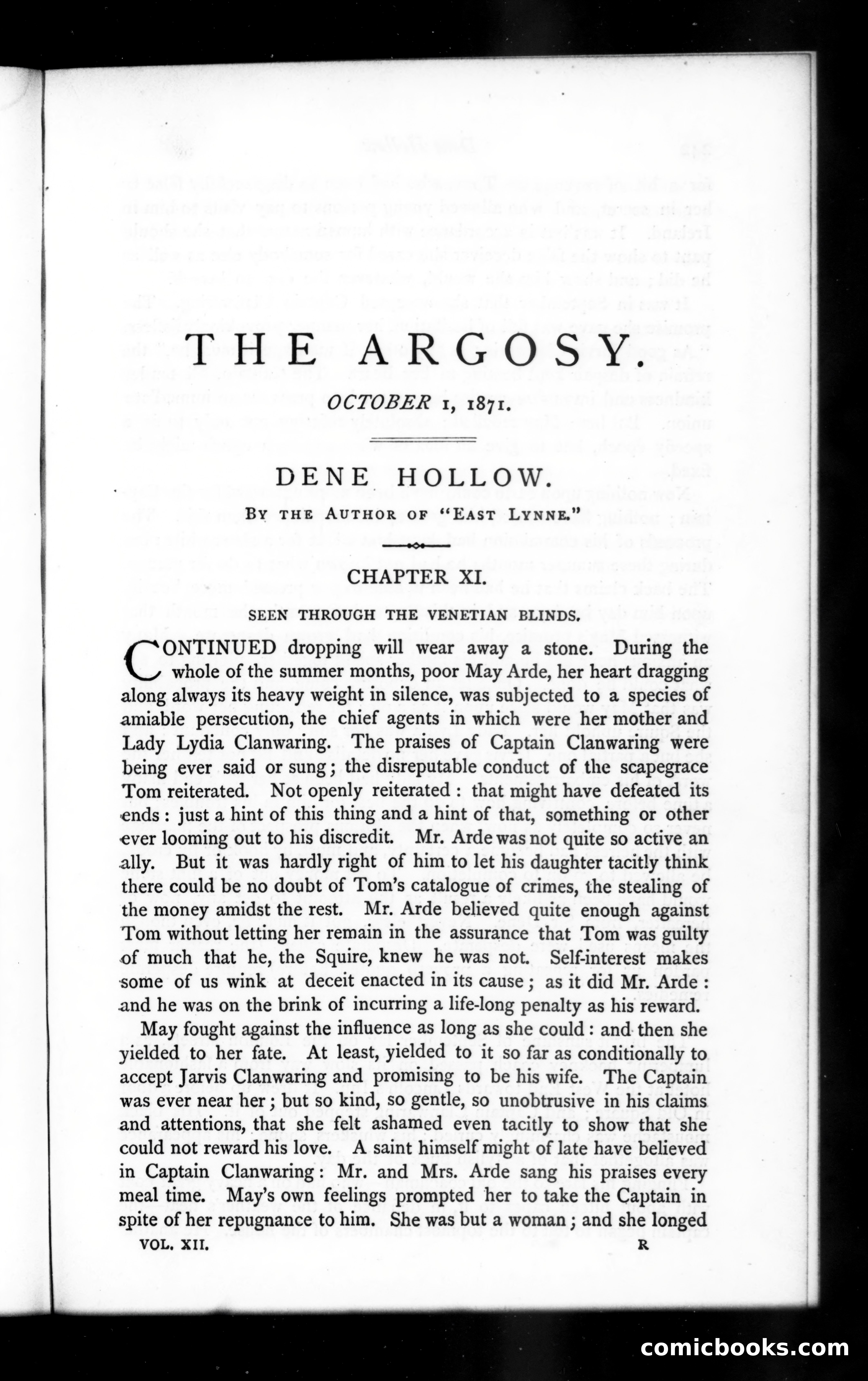 The Argosy, Vol. 12 — page 1 of 82