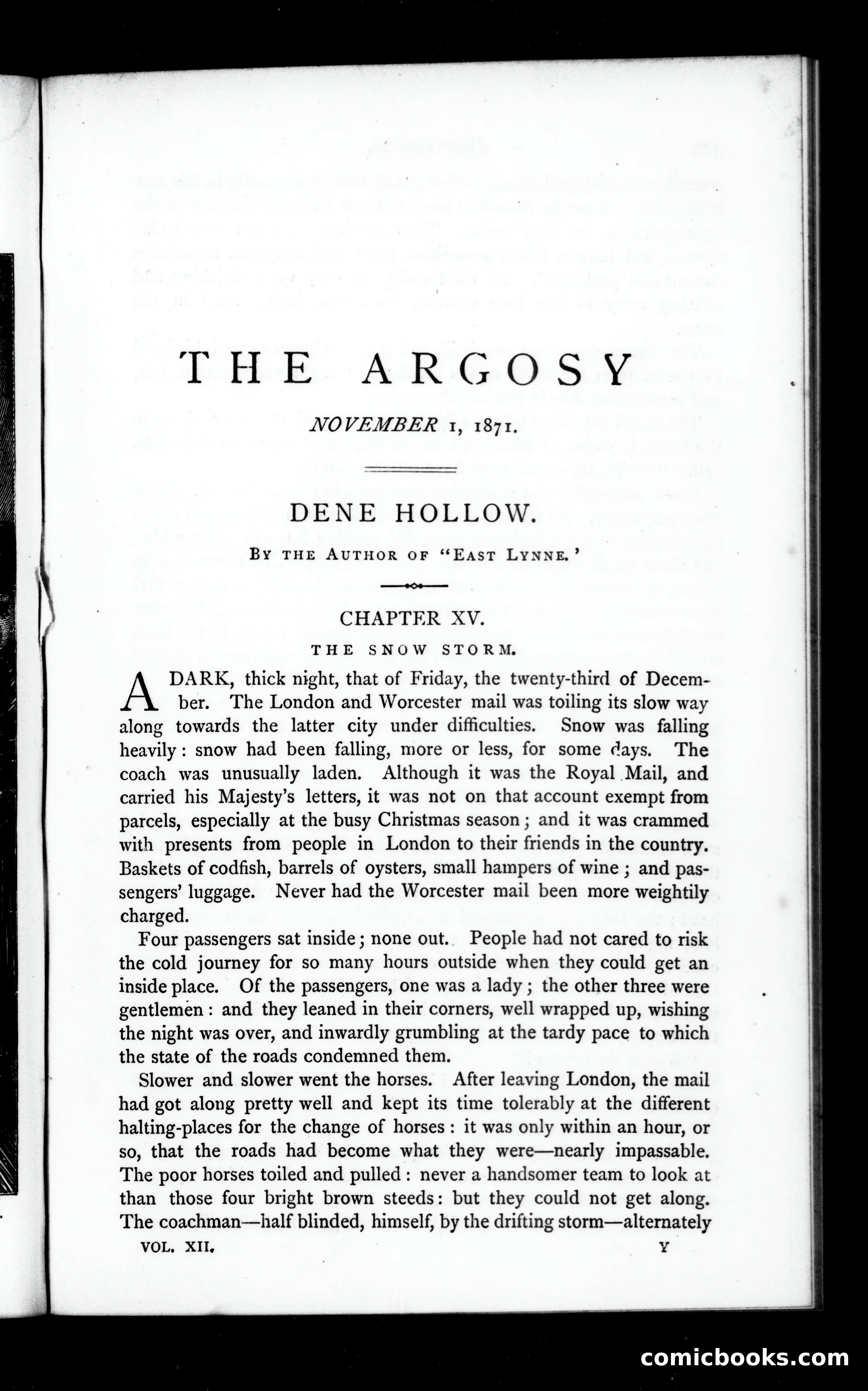 The Argosy, Vol. 12 — page 1 of 82