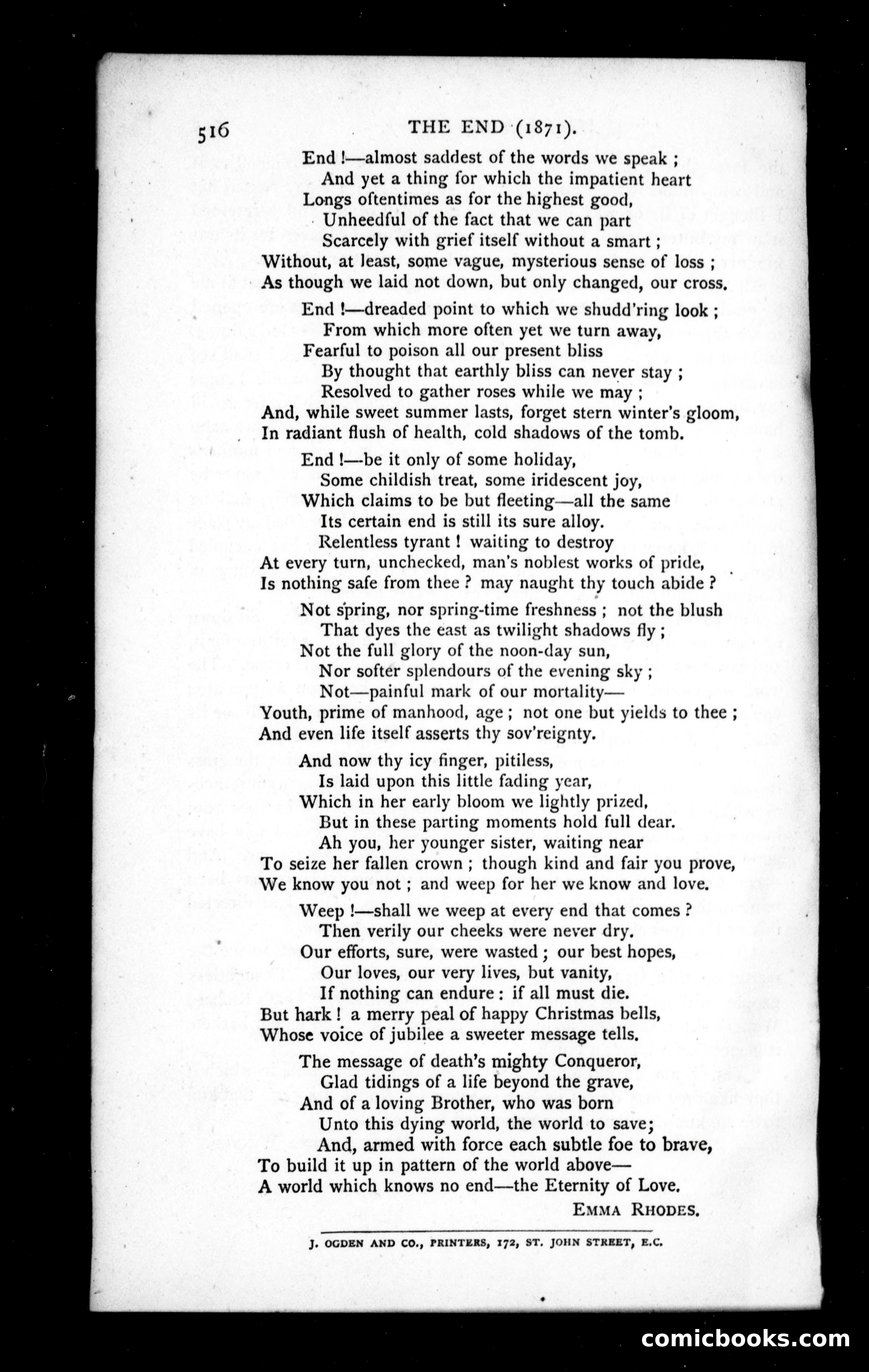 The Argosy, Vol. XII — page 116 of 117