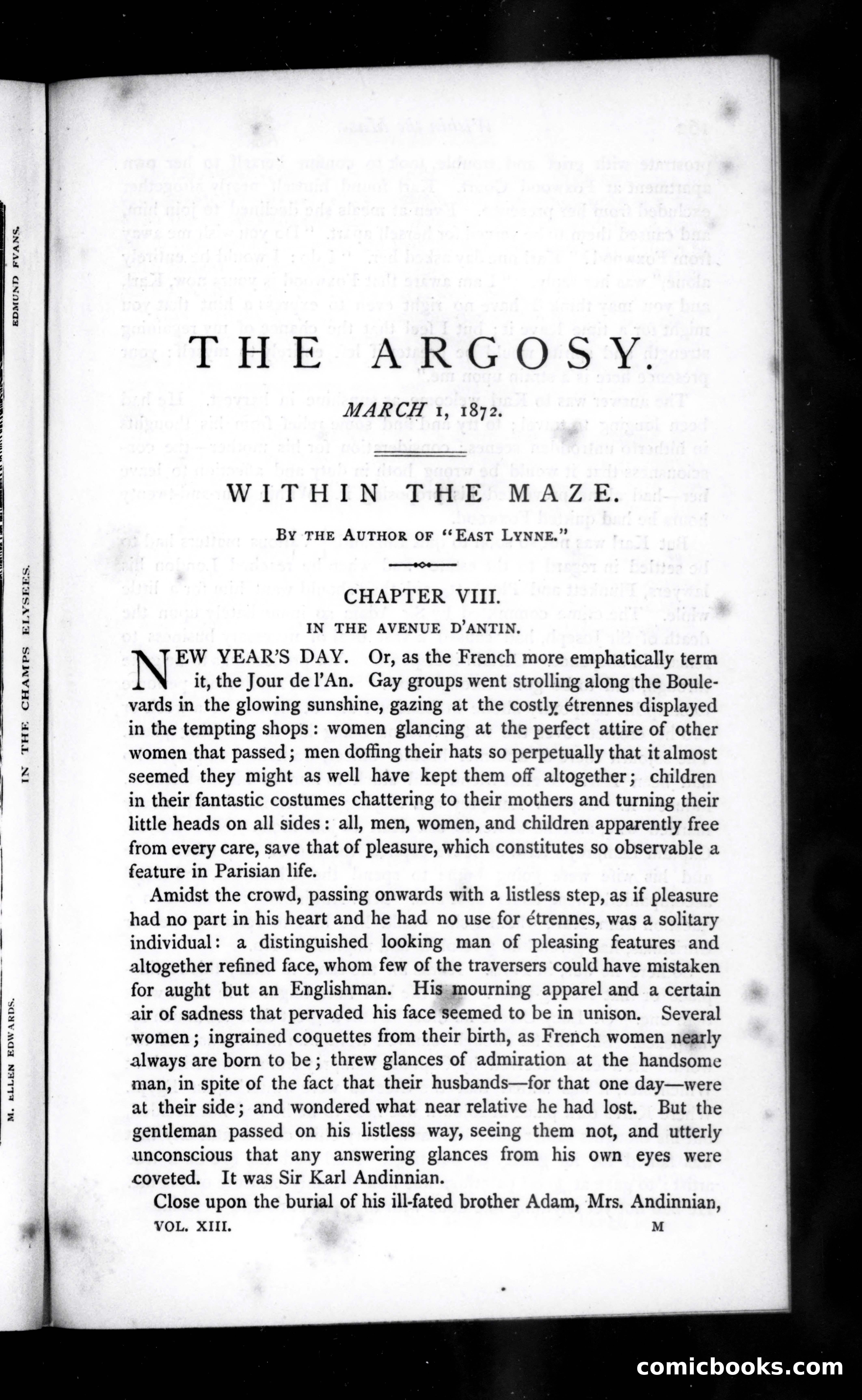 The Argosy, Vol. 13 — page 1 of 82