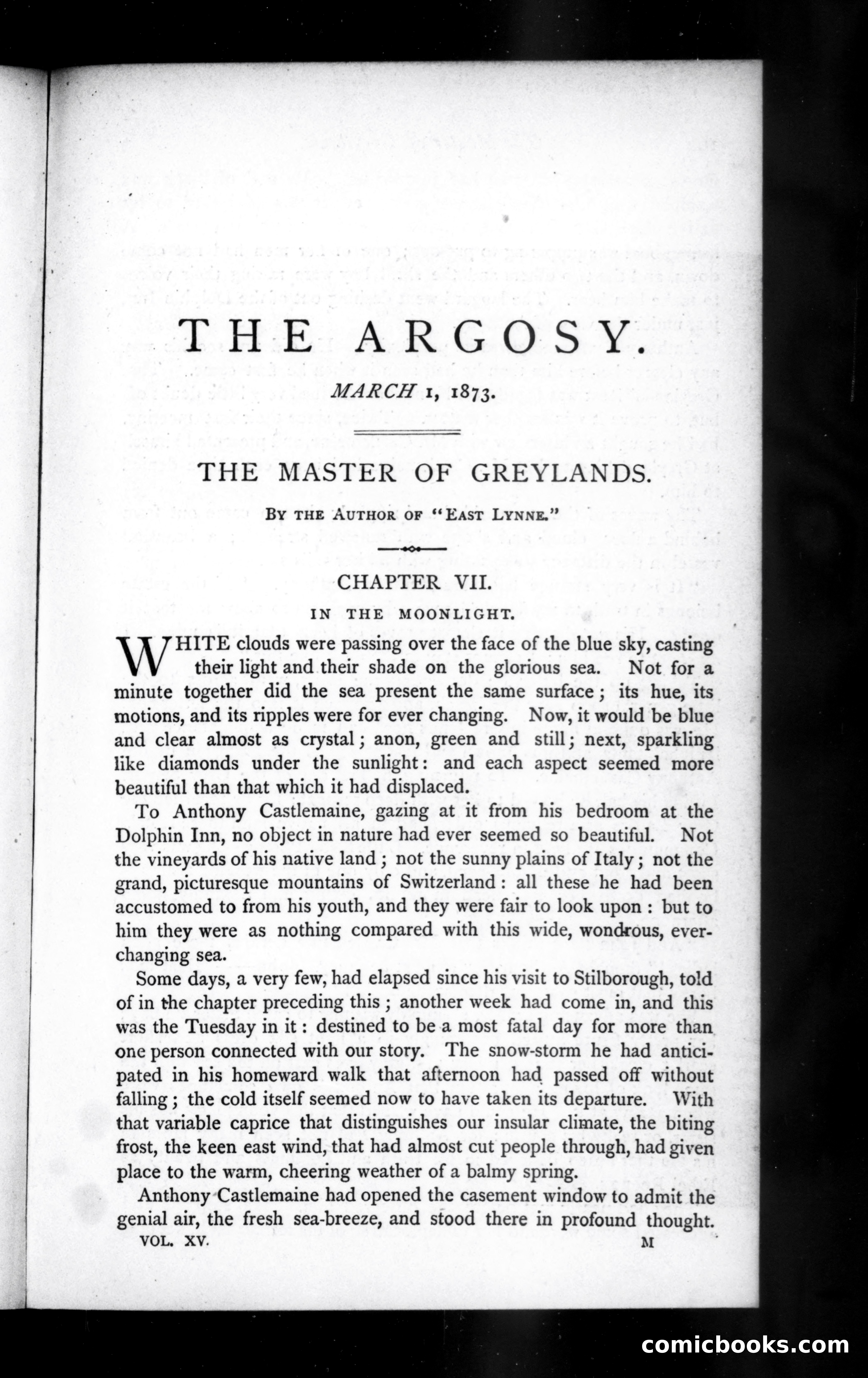 The Argosy, Vol. XV — page 1 of 82